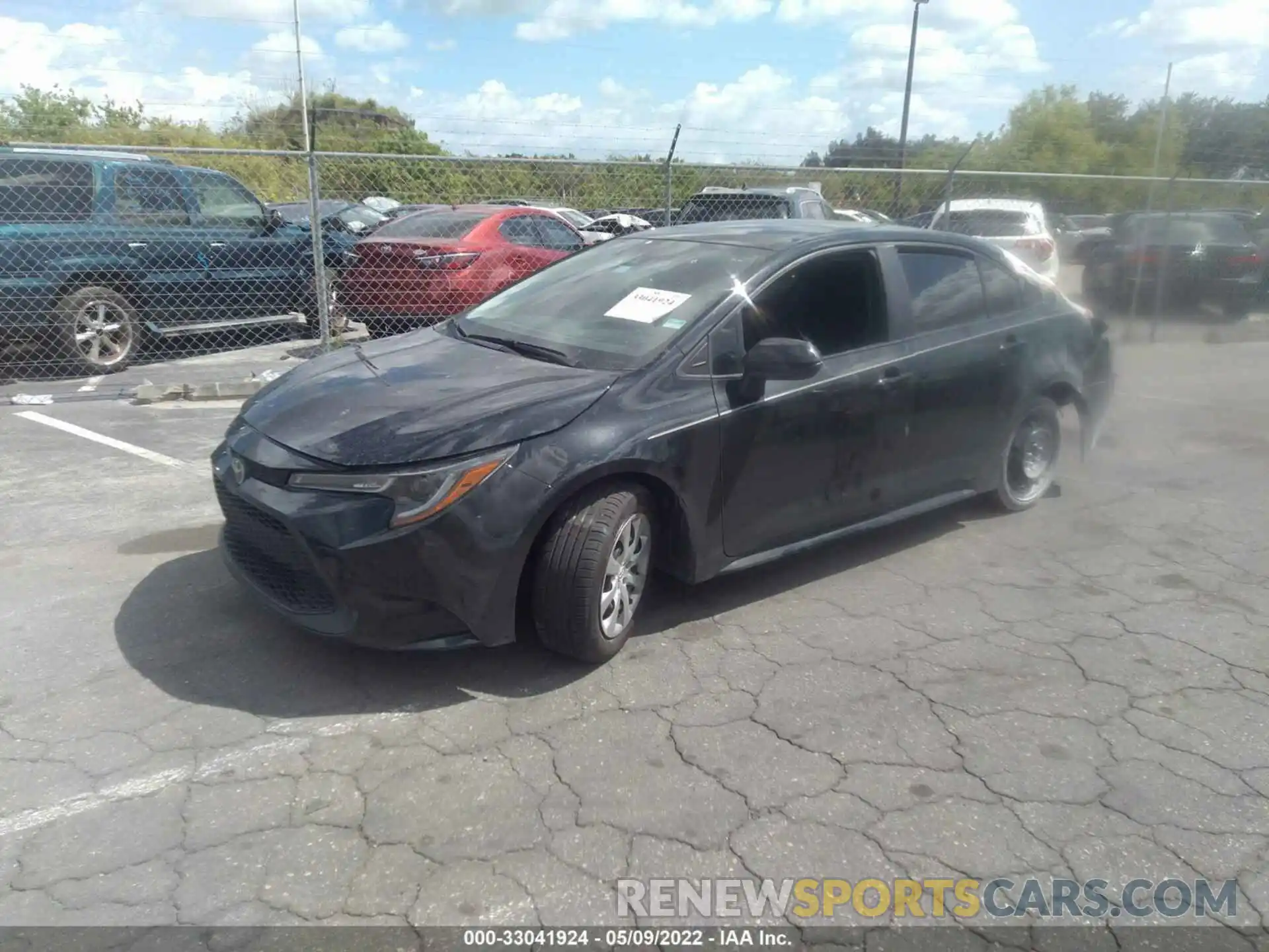 2 Photograph of a damaged car 5YFEPRAE8LP111003 TOYOTA COROLLA 2020