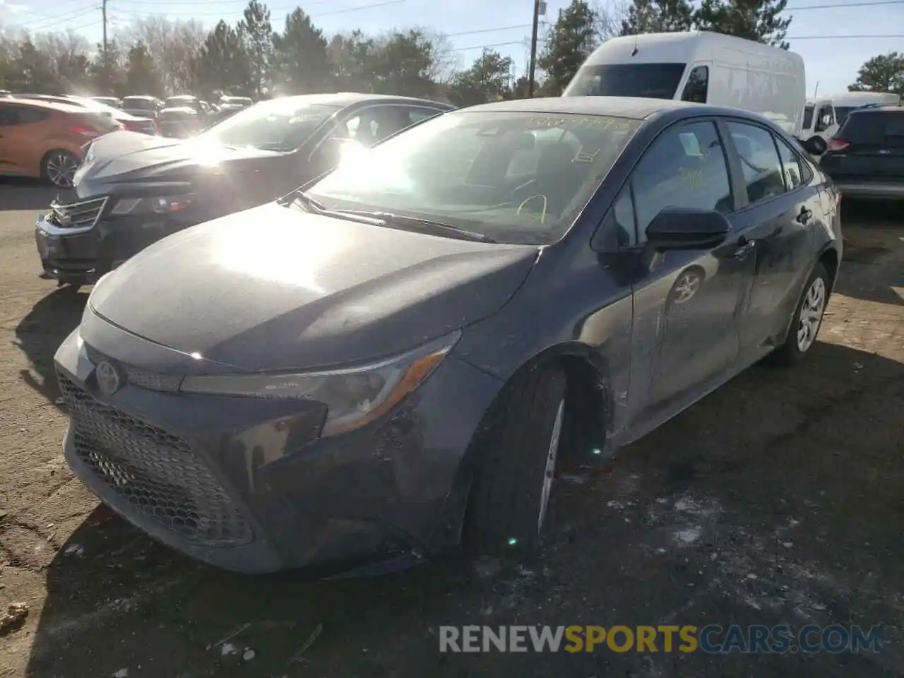 2 Photograph of a damaged car 5YFEPRAE8LP111731 TOYOTA COROLLA 2020