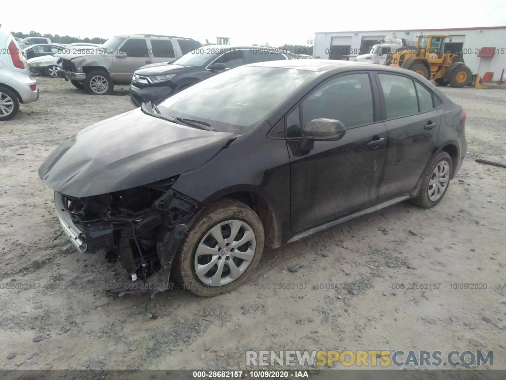2 Photograph of a damaged car 5YFEPRAE8LP111857 TOYOTA COROLLA 2020