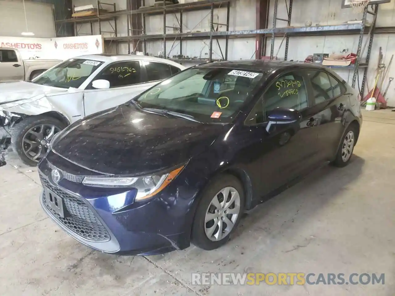 2 Photograph of a damaged car 5YFEPRAE8LP113768 TOYOTA COROLLA 2020