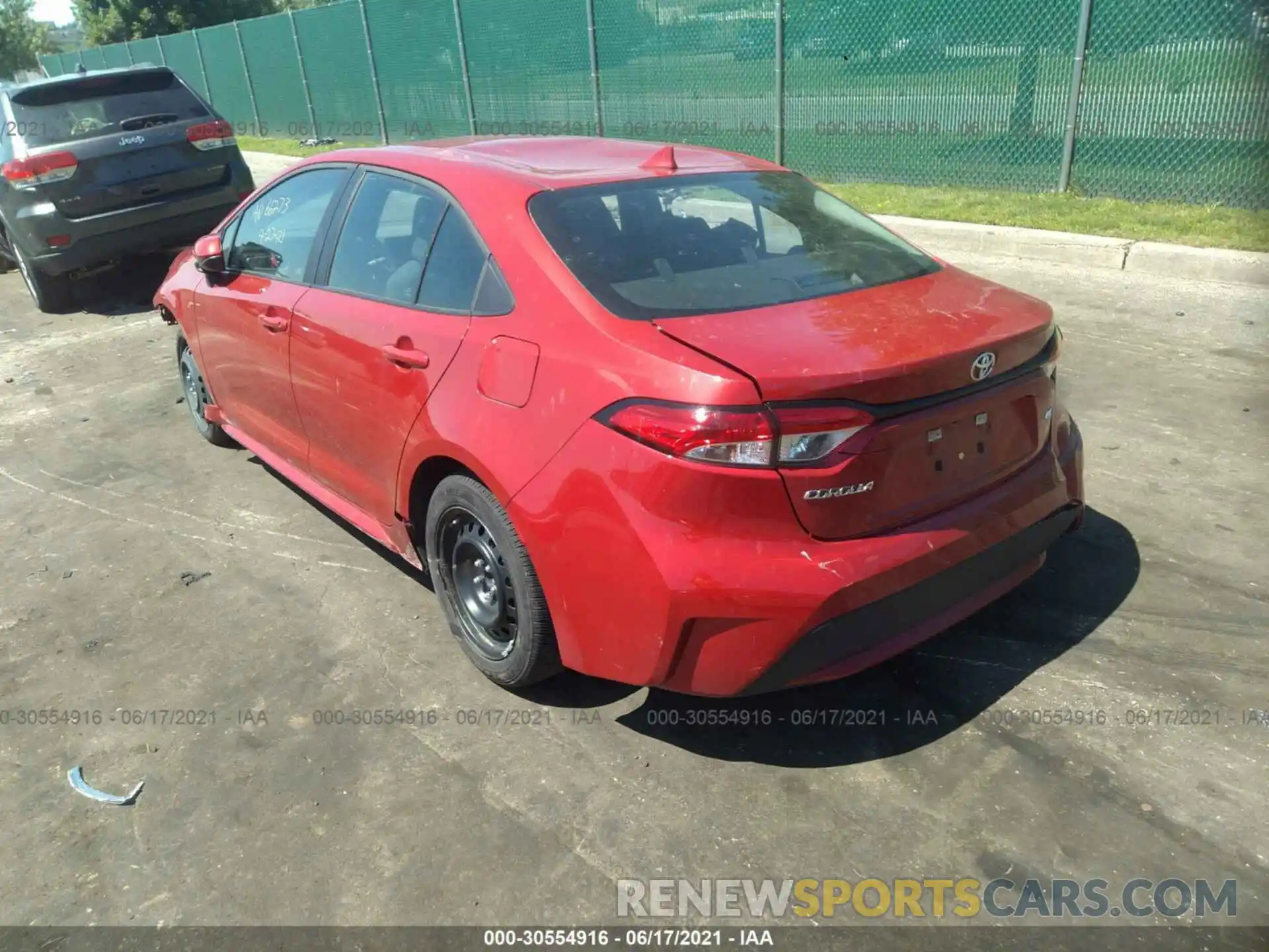 3 Photograph of a damaged car 5YFEPRAE8LP113771 TOYOTA COROLLA 2020