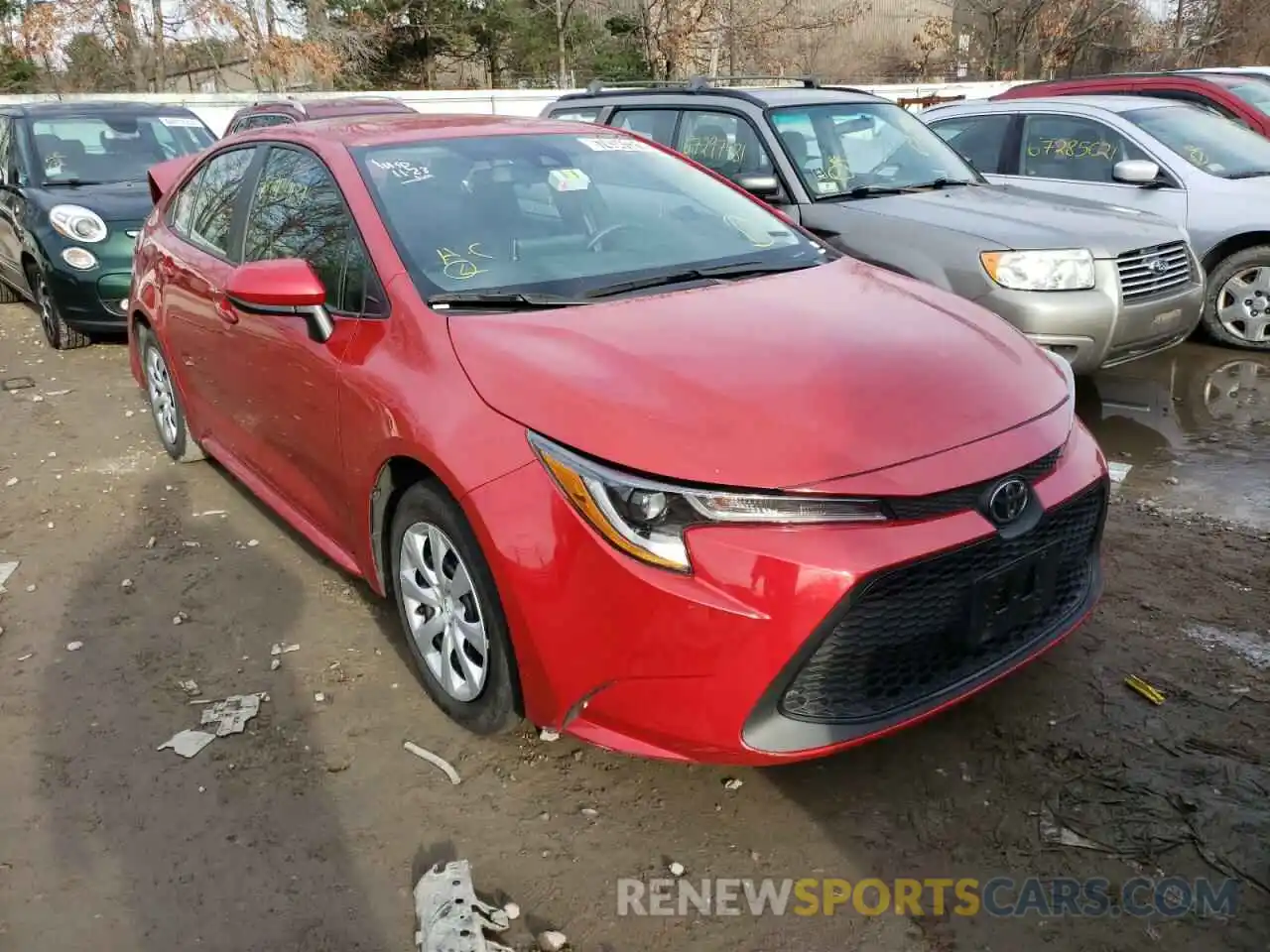 1 Photograph of a damaged car 5YFEPRAE8LP113866 TOYOTA COROLLA 2020