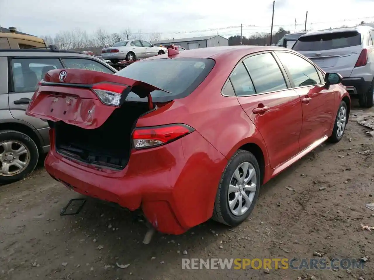 4 Photograph of a damaged car 5YFEPRAE8LP113866 TOYOTA COROLLA 2020