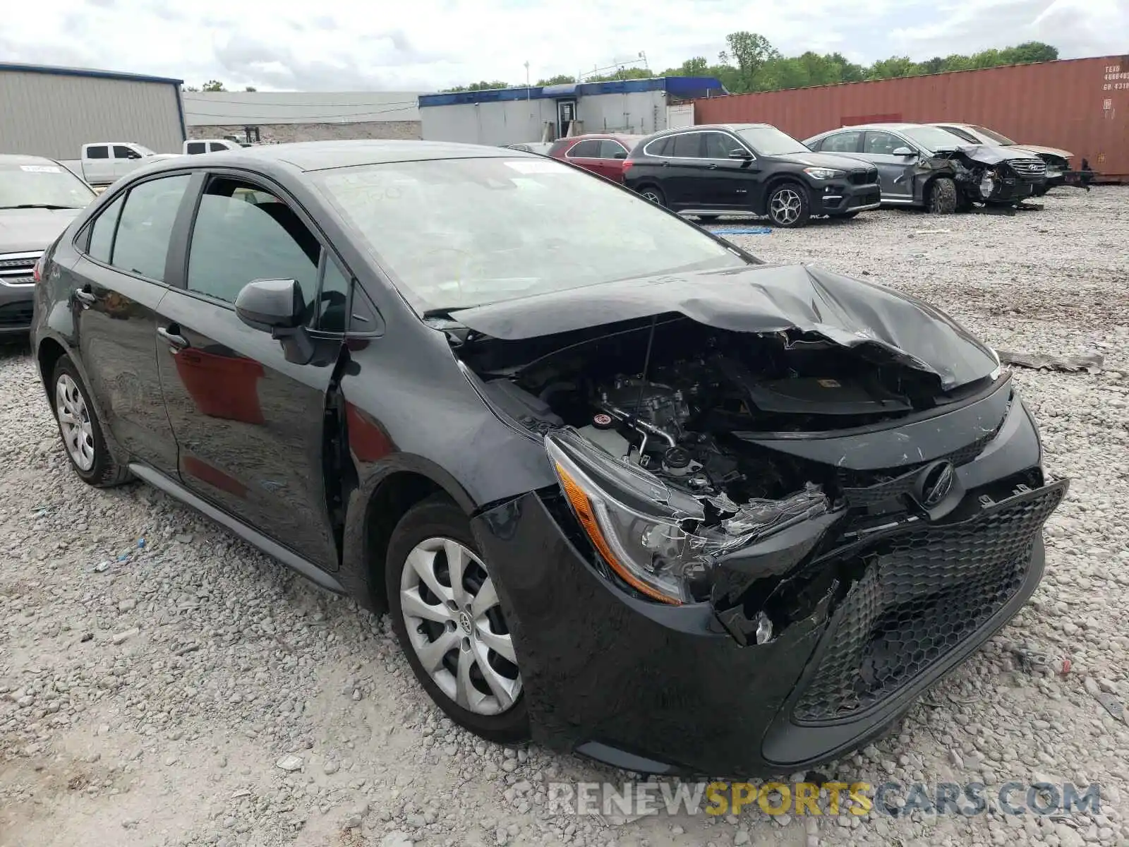 1 Photograph of a damaged car 5YFEPRAE8LP114550 TOYOTA COROLLA 2020