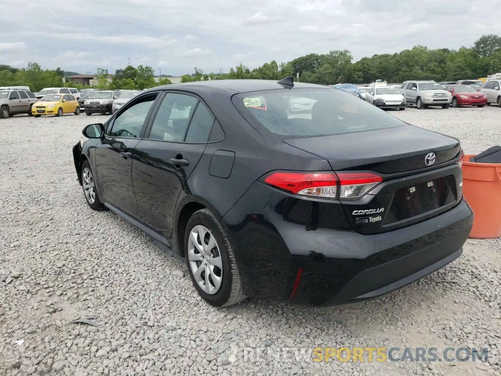 3 Photograph of a damaged car 5YFEPRAE8LP114550 TOYOTA COROLLA 2020