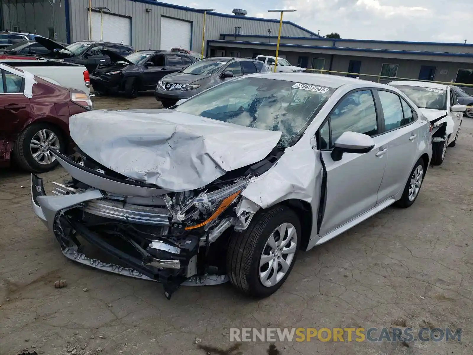 2 Photograph of a damaged car 5YFEPRAE8LP115388 TOYOTA COROLLA 2020