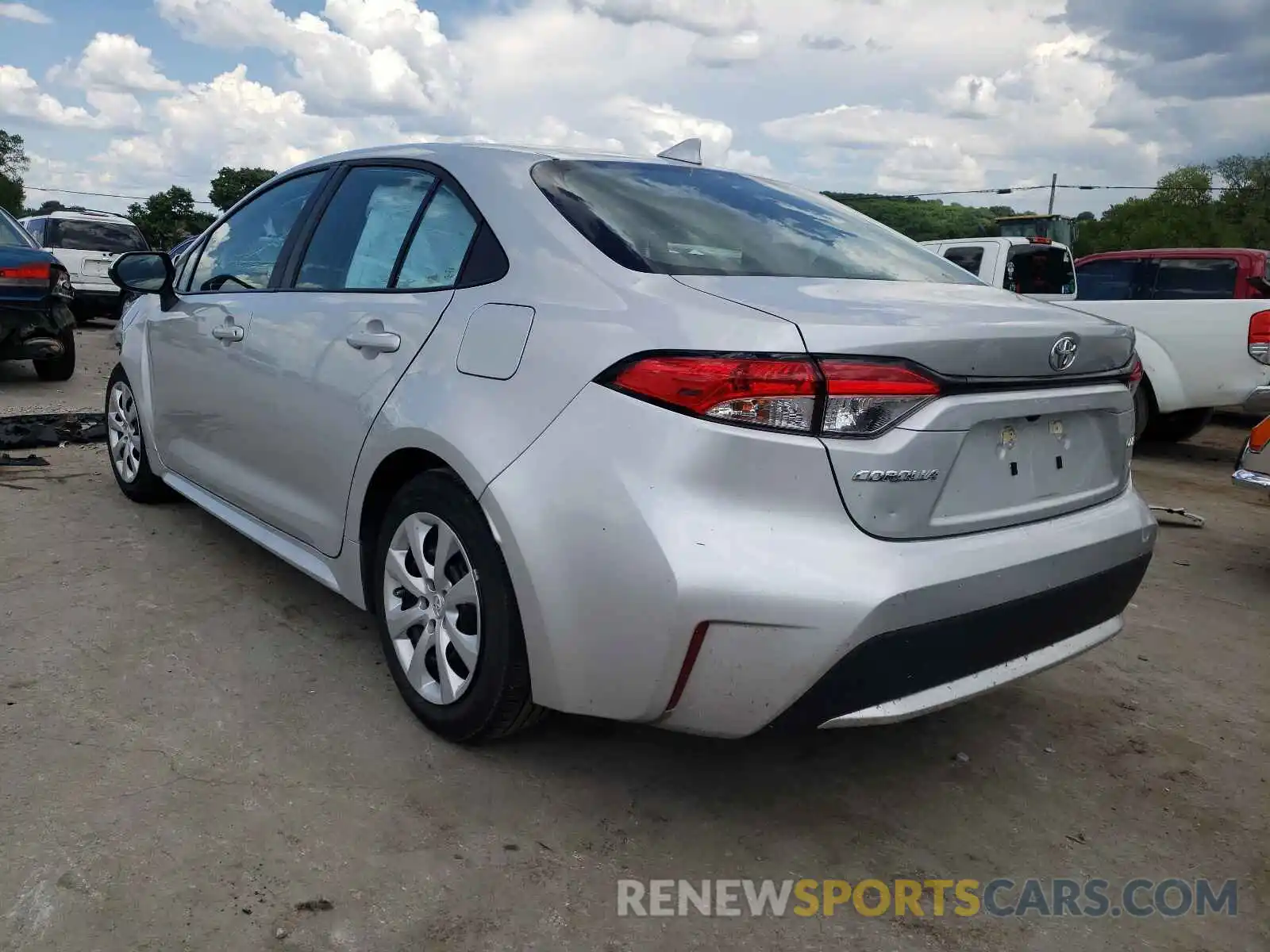 3 Photograph of a damaged car 5YFEPRAE8LP115388 TOYOTA COROLLA 2020