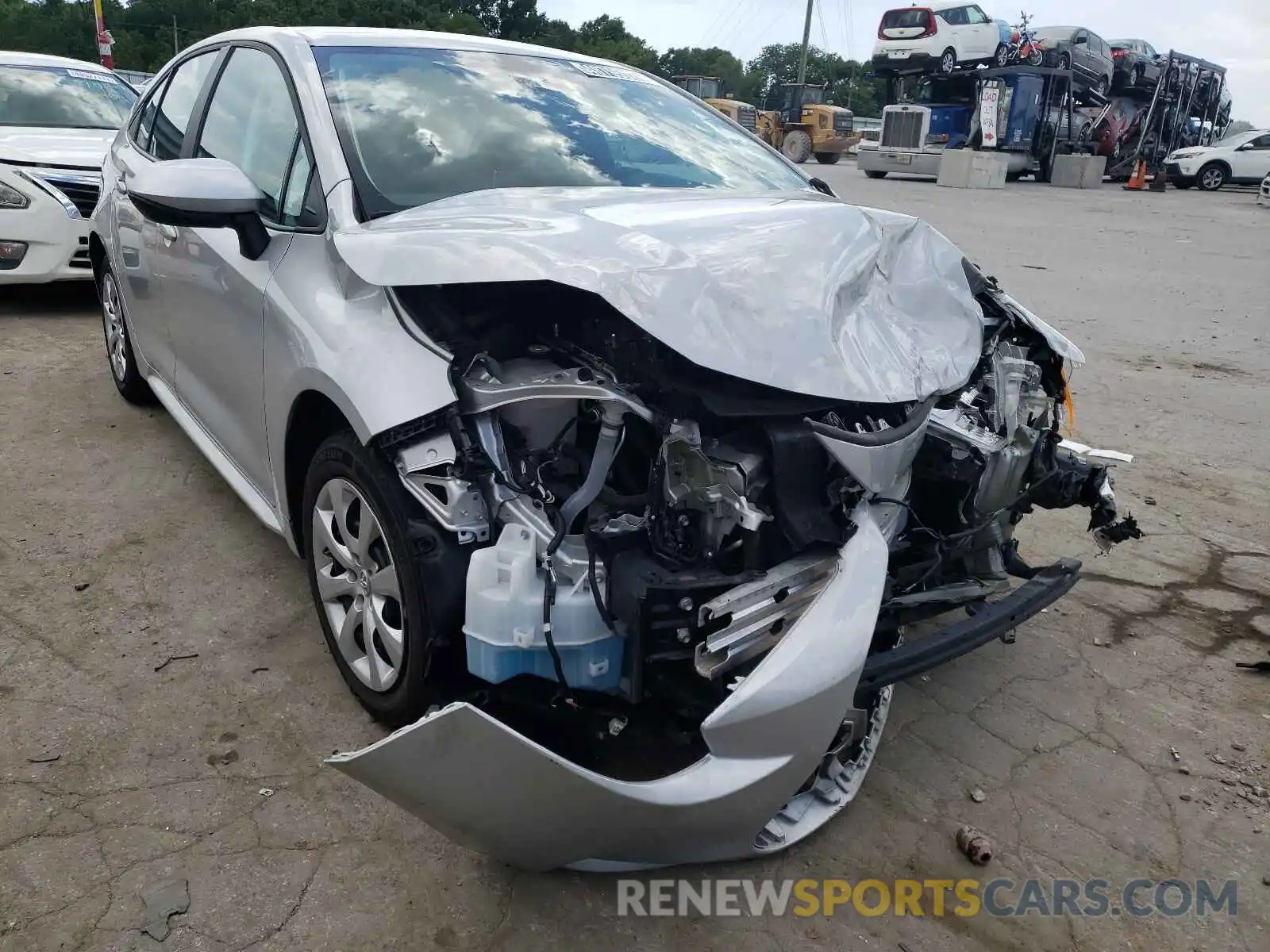 9 Photograph of a damaged car 5YFEPRAE8LP115388 TOYOTA COROLLA 2020