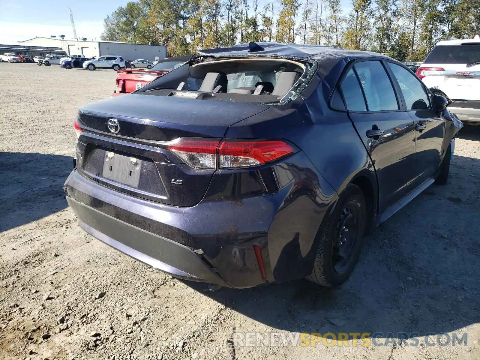 4 Photograph of a damaged car 5YFEPRAE8LP115861 TOYOTA COROLLA 2020