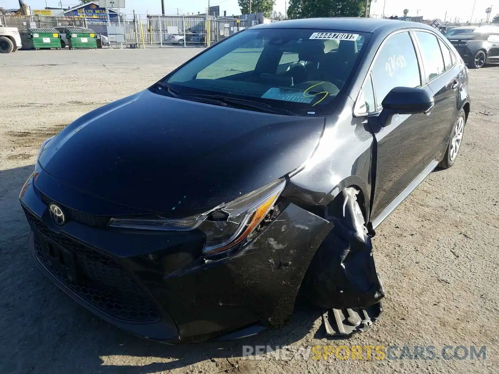 2 Photograph of a damaged car 5YFEPRAE8LP115990 TOYOTA COROLLA 2020