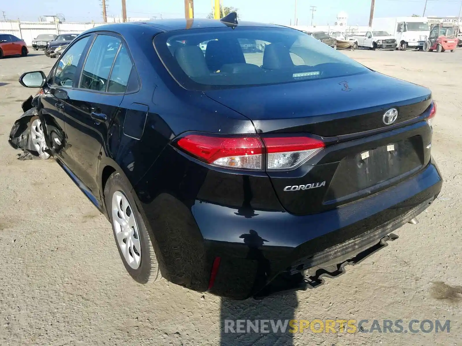 3 Photograph of a damaged car 5YFEPRAE8LP115990 TOYOTA COROLLA 2020