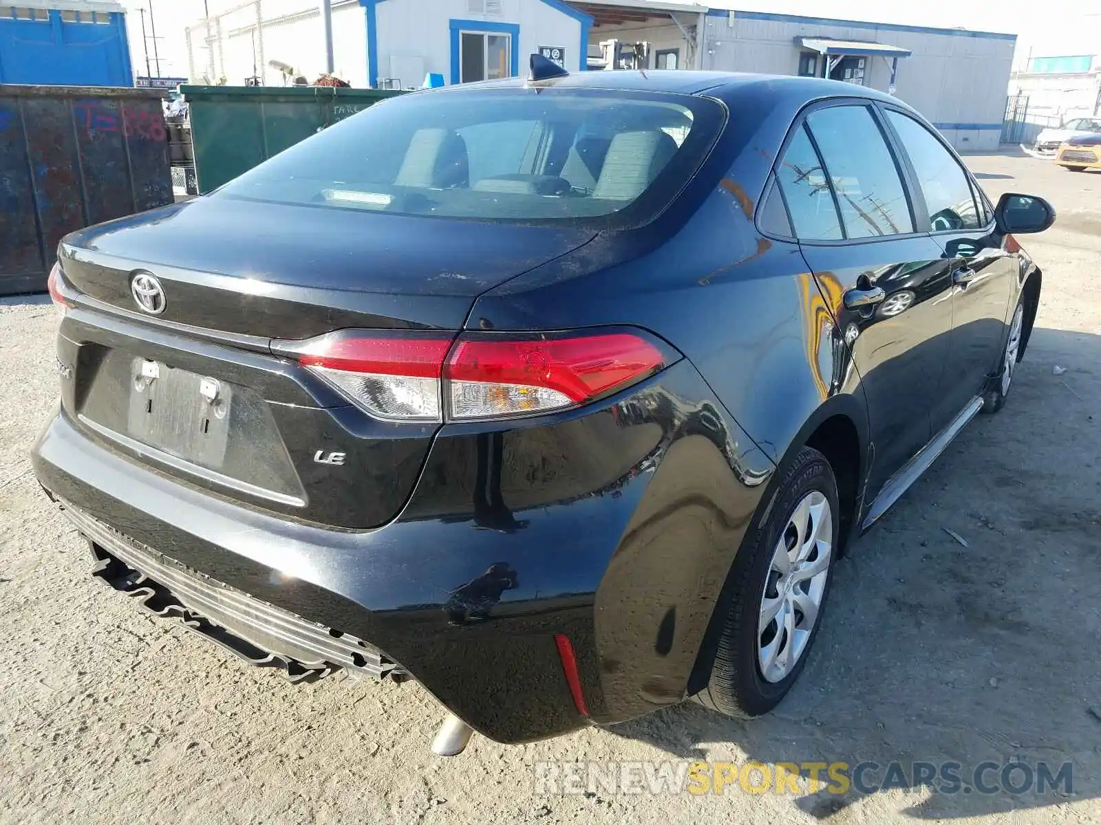 4 Photograph of a damaged car 5YFEPRAE8LP115990 TOYOTA COROLLA 2020