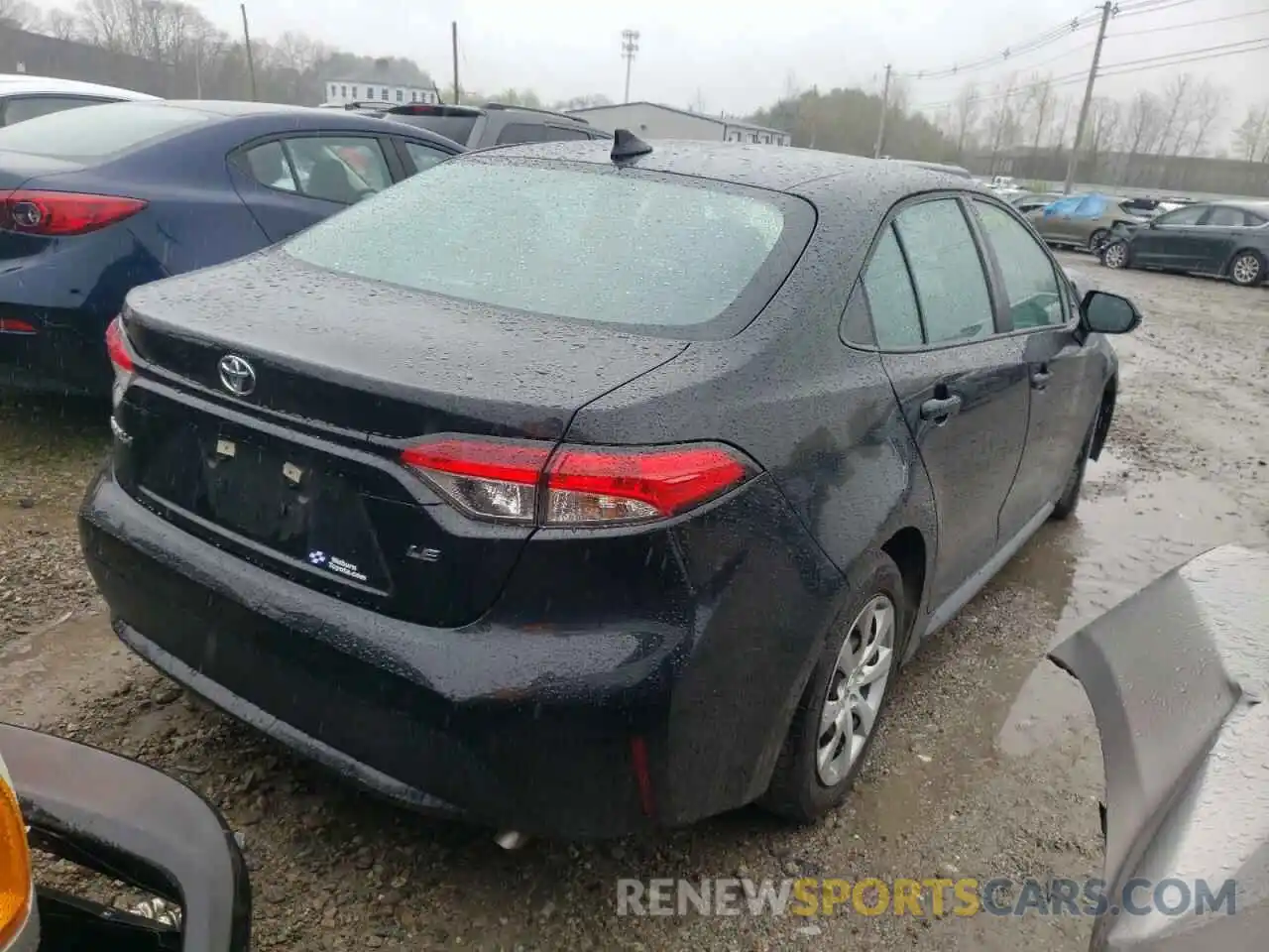 4 Photograph of a damaged car 5YFEPRAE8LP116783 TOYOTA COROLLA 2020