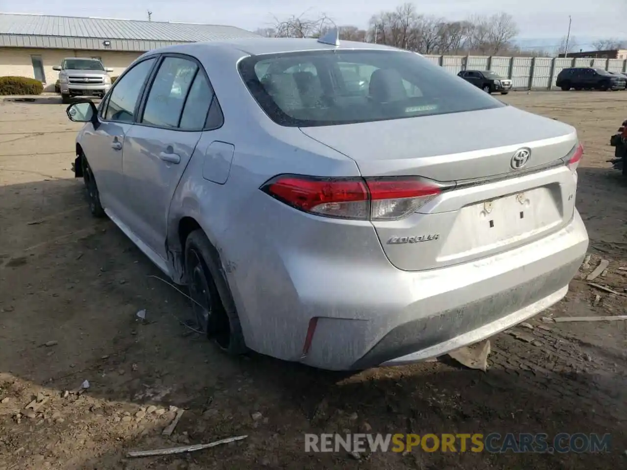 3 Photograph of a damaged car 5YFEPRAE8LP117058 TOYOTA COROLLA 2020