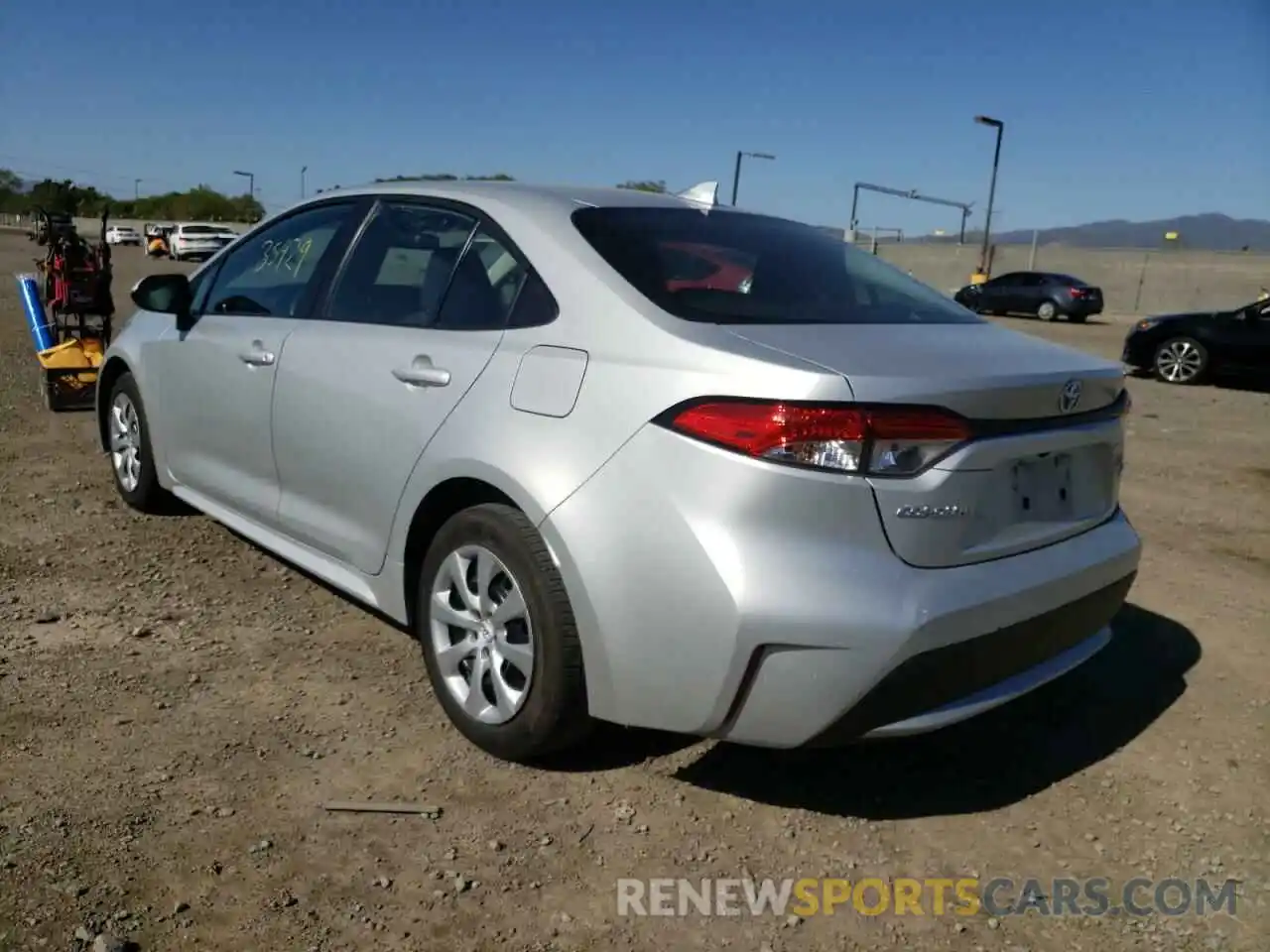 3 Photograph of a damaged car 5YFEPRAE8LP117190 TOYOTA COROLLA 2020