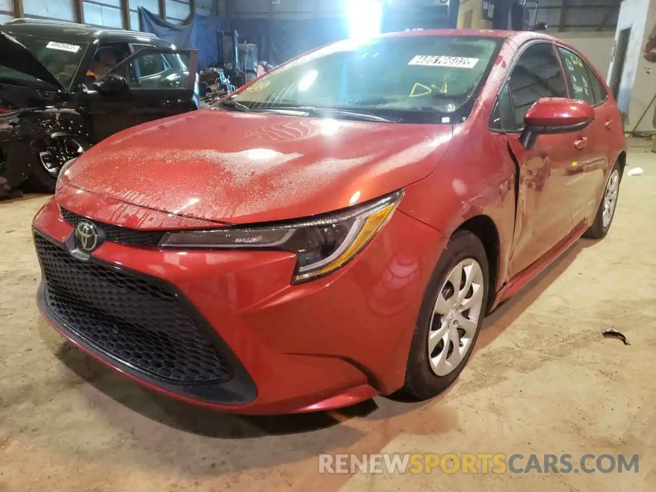 2 Photograph of a damaged car 5YFEPRAE8LP117285 TOYOTA COROLLA 2020