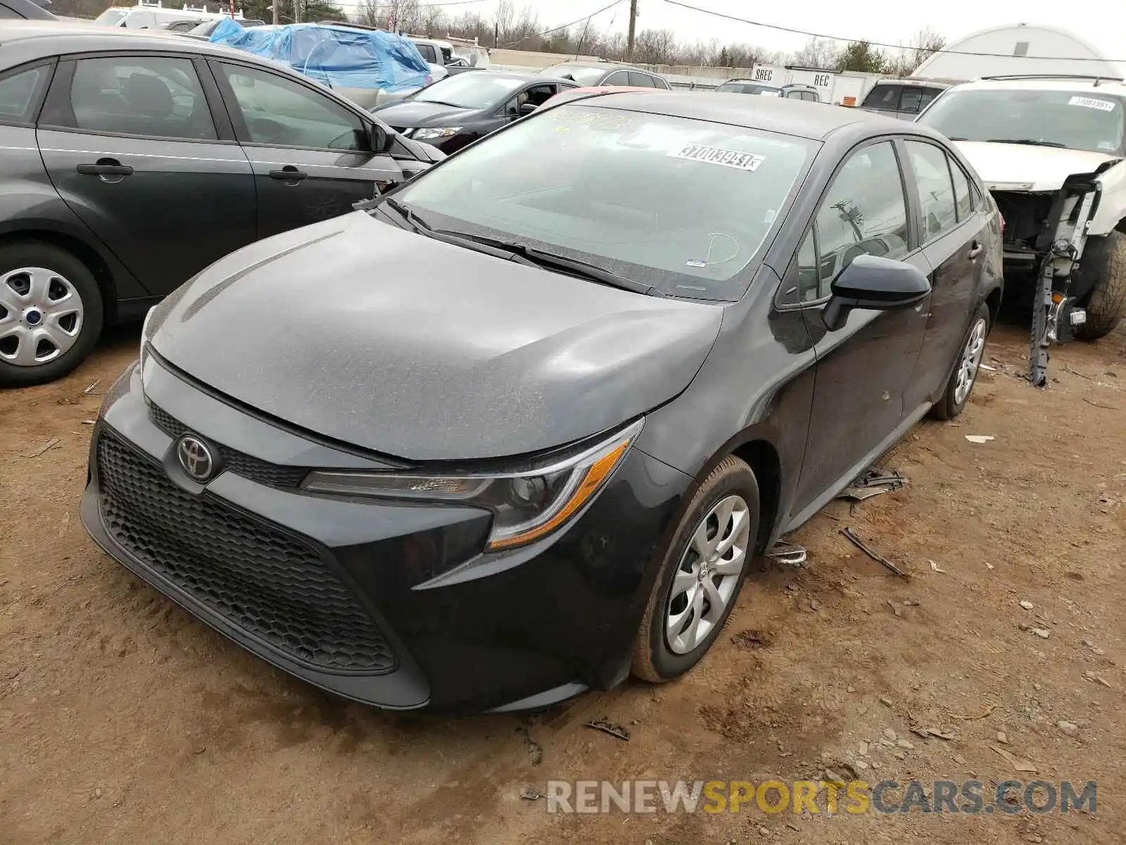 2 Photograph of a damaged car 5YFEPRAE8LP118629 TOYOTA COROLLA 2020