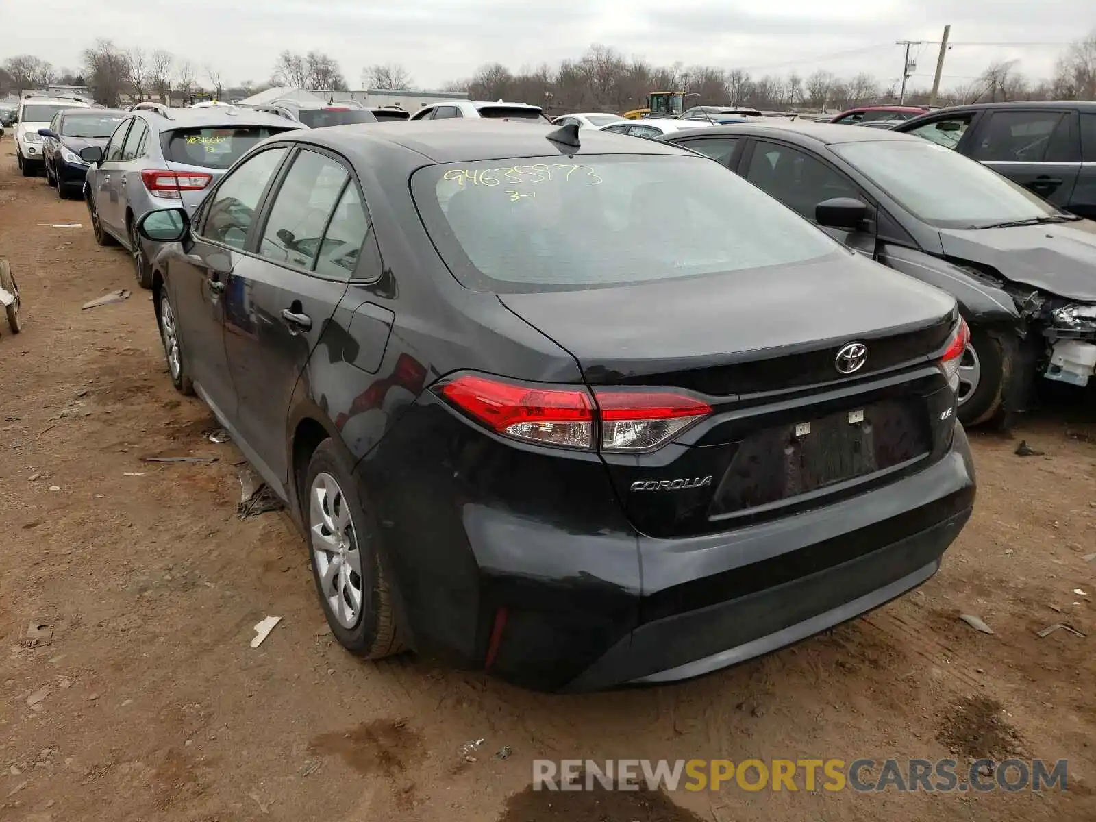 3 Photograph of a damaged car 5YFEPRAE8LP118629 TOYOTA COROLLA 2020