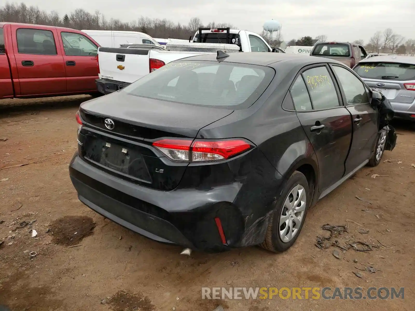 4 Photograph of a damaged car 5YFEPRAE8LP118629 TOYOTA COROLLA 2020