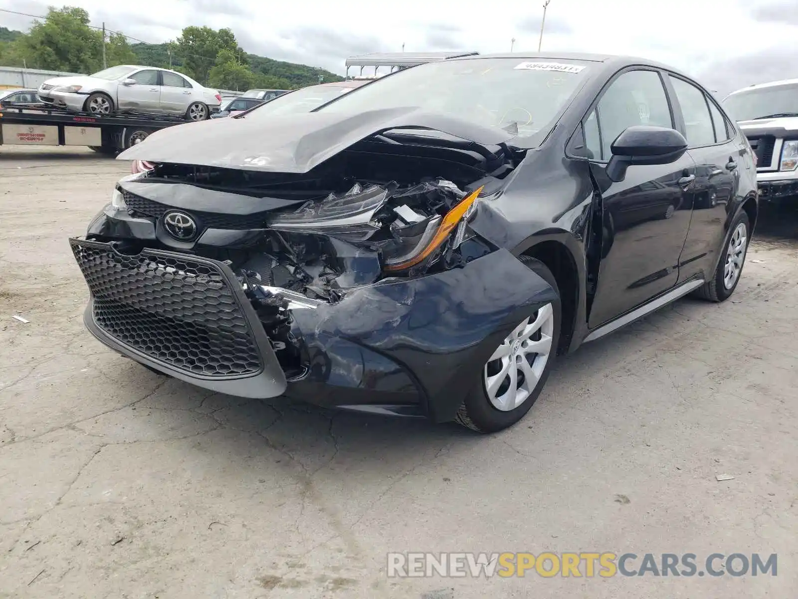 2 Photograph of a damaged car 5YFEPRAE8LP119344 TOYOTA COROLLA 2020