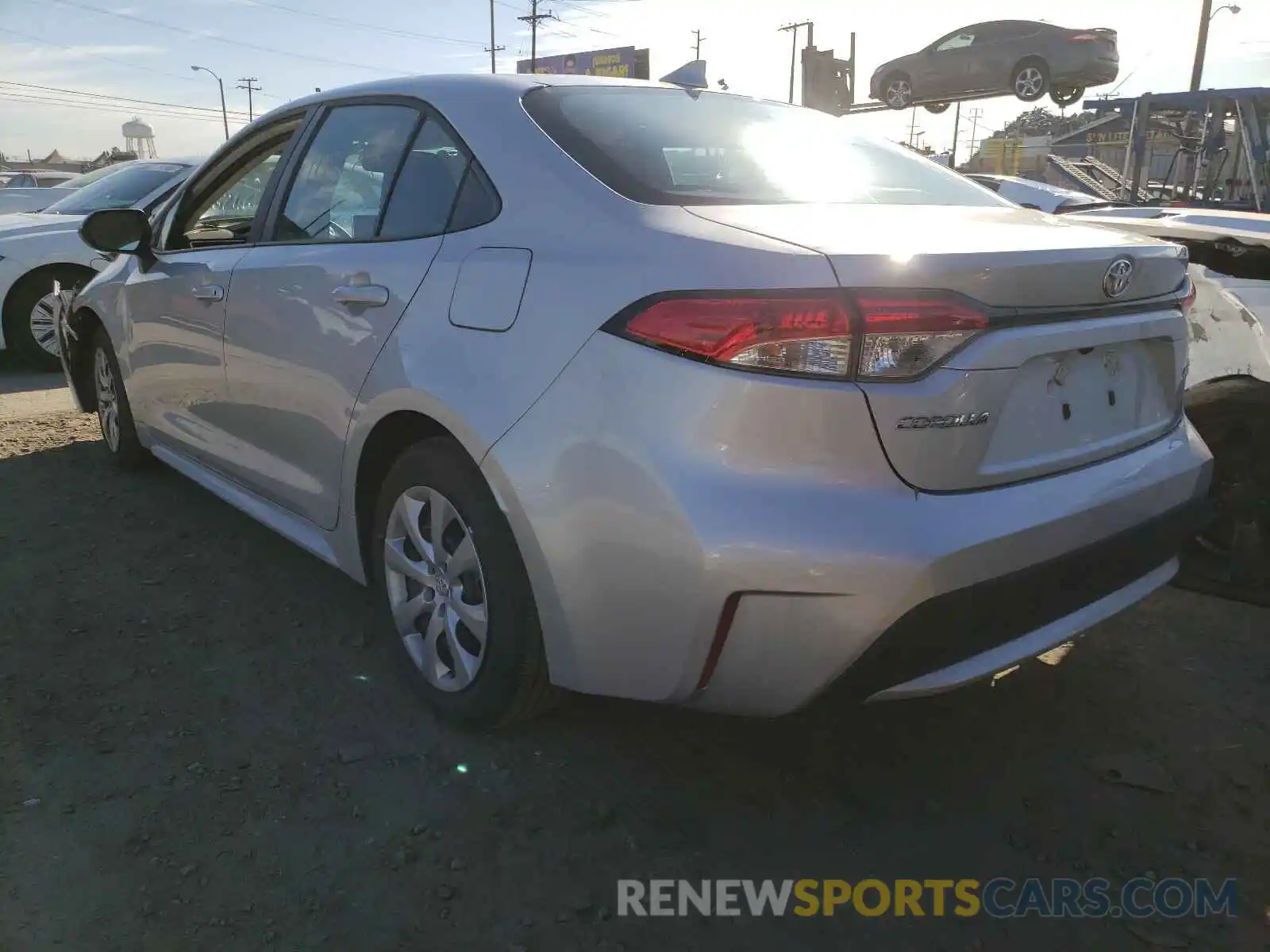 3 Photograph of a damaged car 5YFEPRAE8LP119408 TOYOTA COROLLA 2020