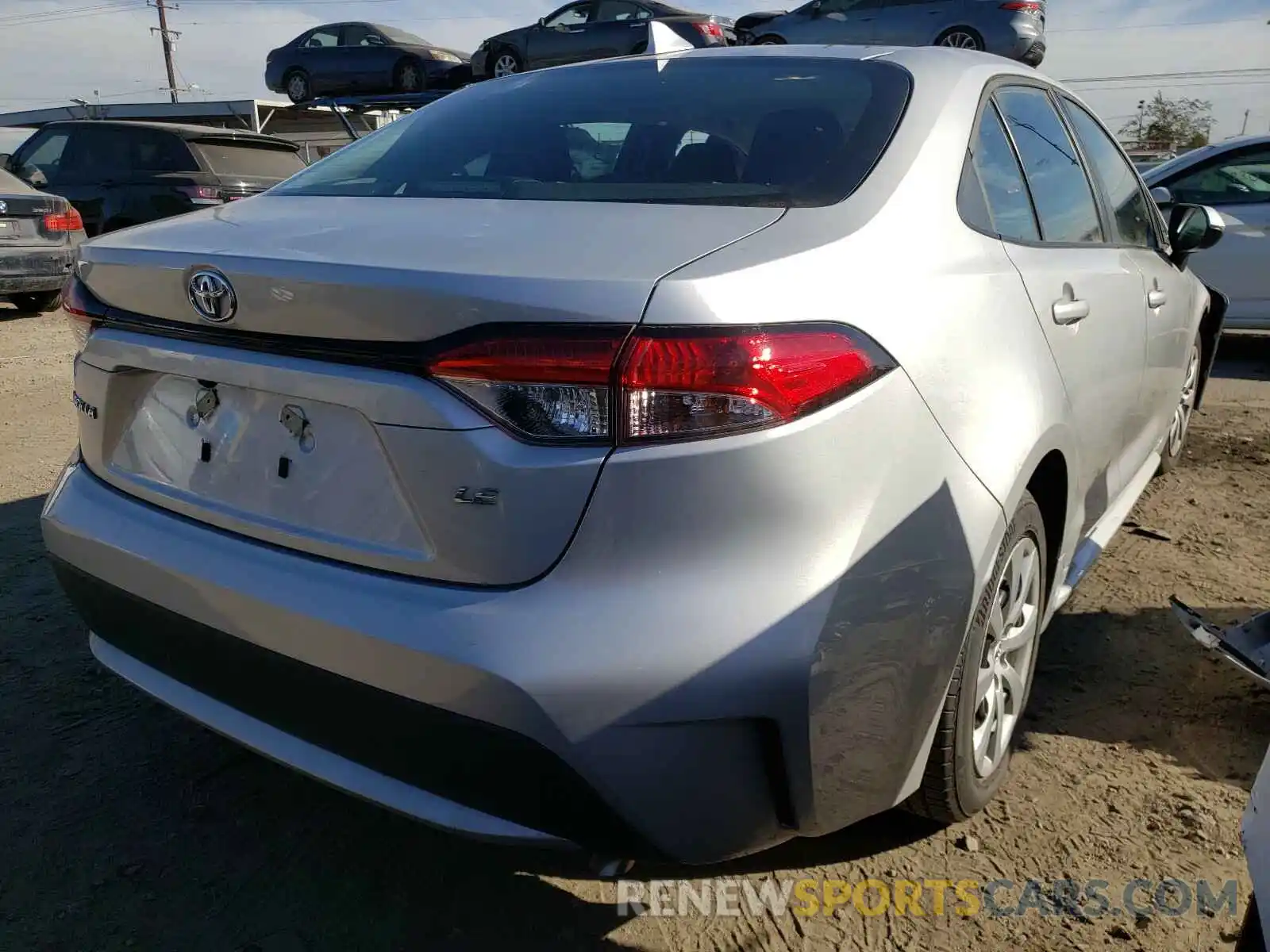 4 Photograph of a damaged car 5YFEPRAE8LP119408 TOYOTA COROLLA 2020