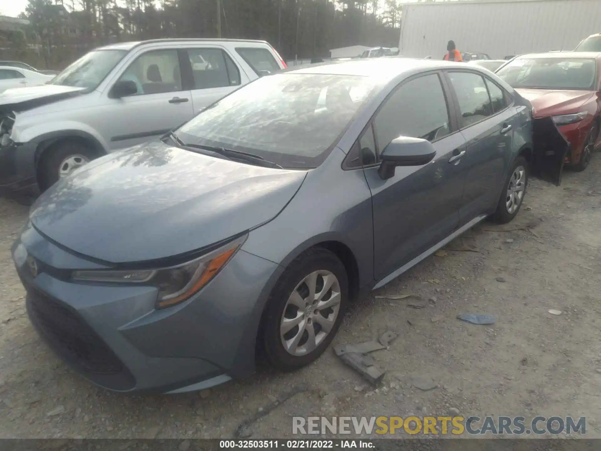 2 Photograph of a damaged car 5YFEPRAE8LP120297 TOYOTA COROLLA 2020