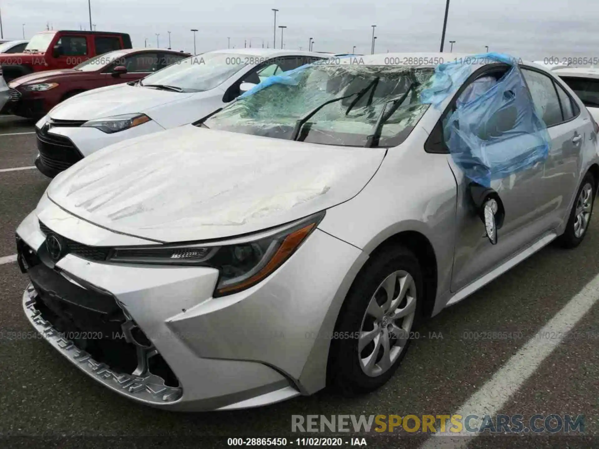 15 Photograph of a damaged car 5YFEPRAE8LP121563 TOYOTA COROLLA 2020