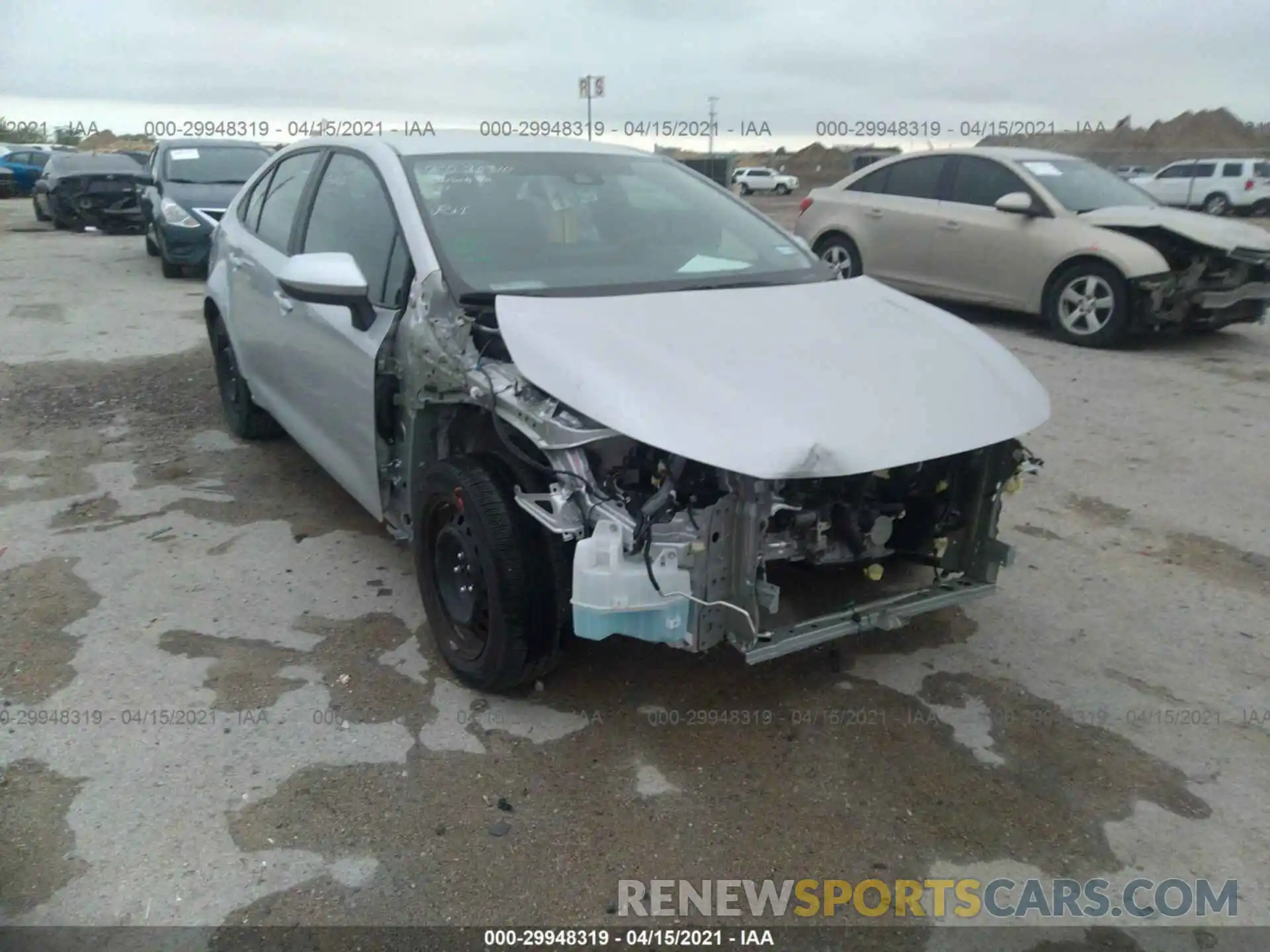 6 Photograph of a damaged car 5YFEPRAE8LP122387 TOYOTA COROLLA 2020