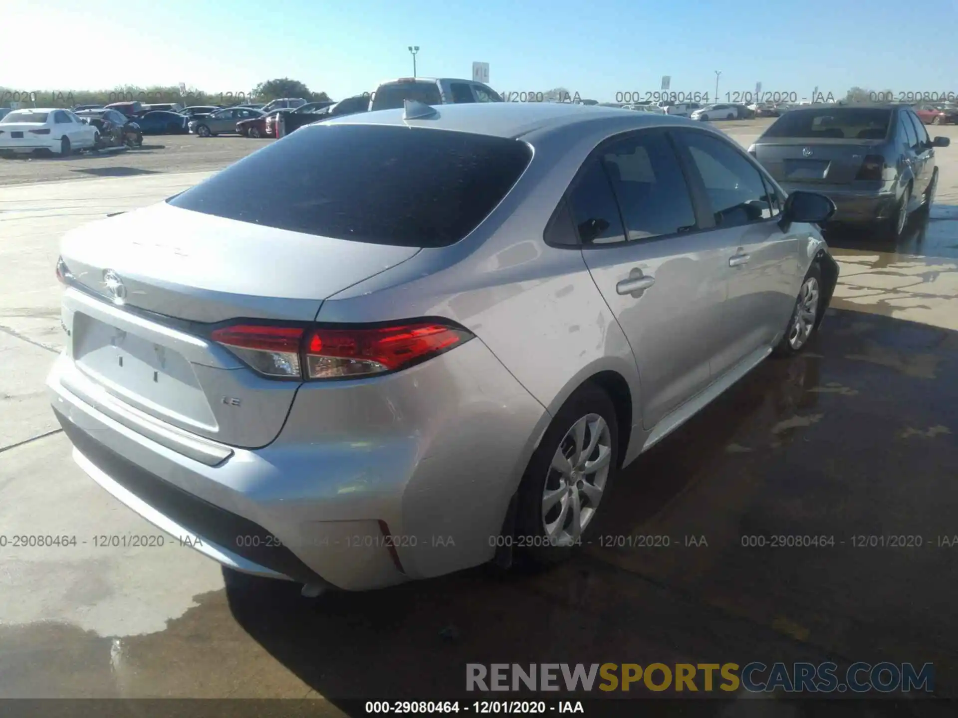 4 Photograph of a damaged car 5YFEPRAE8LP124432 TOYOTA COROLLA 2020