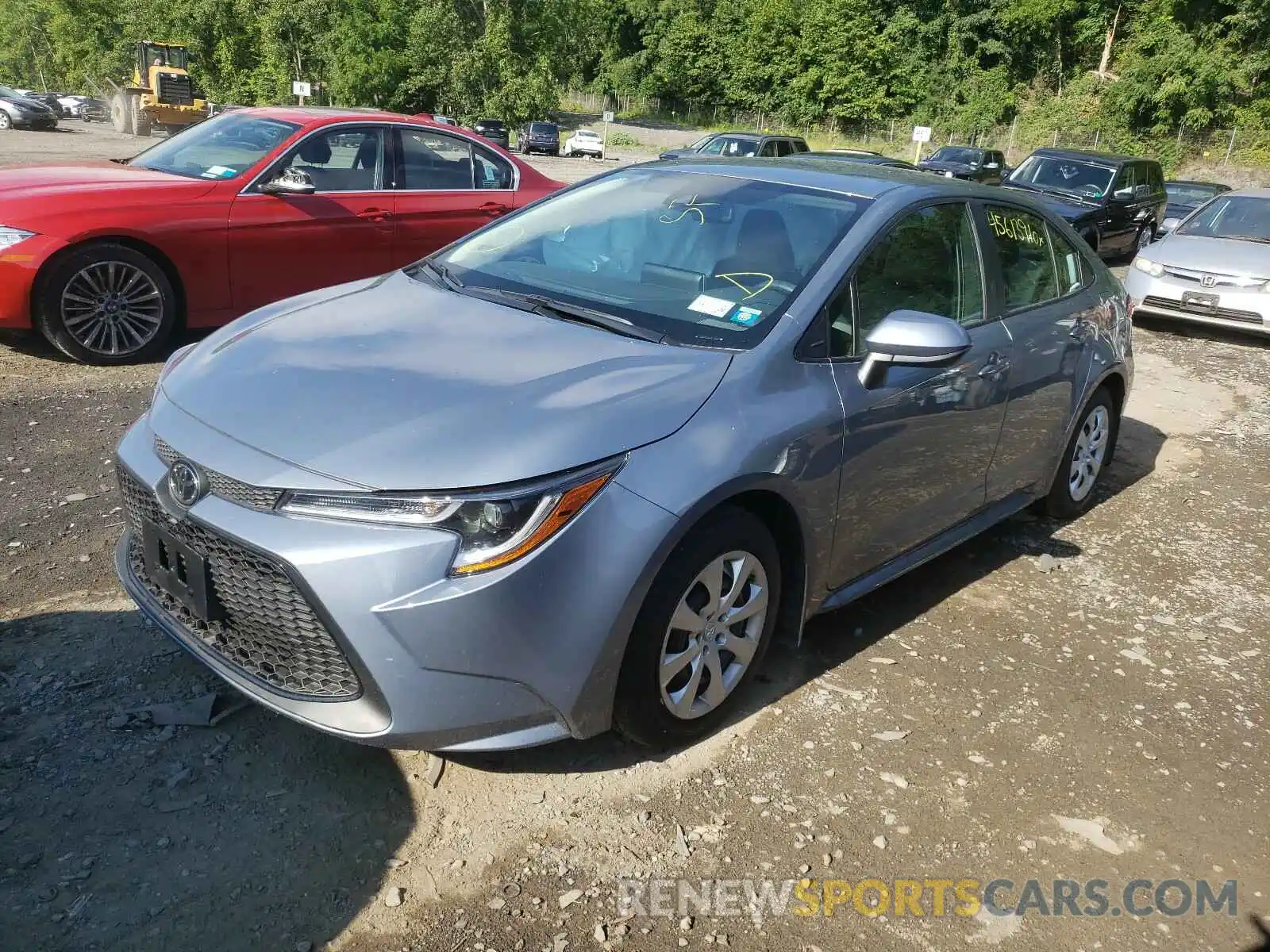 2 Photograph of a damaged car 5YFEPRAE8LP125094 TOYOTA COROLLA 2020