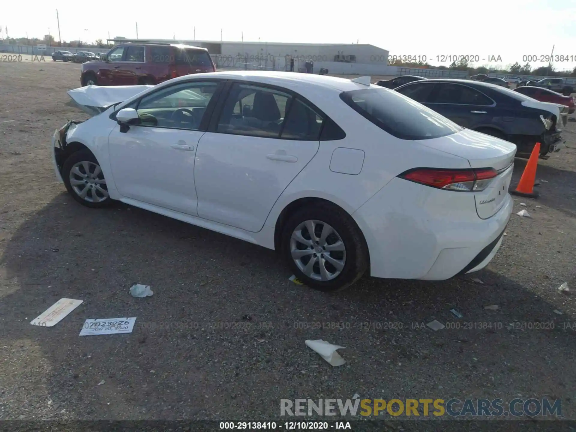 3 Photograph of a damaged car 5YFEPRAE8LP126097 TOYOTA COROLLA 2020