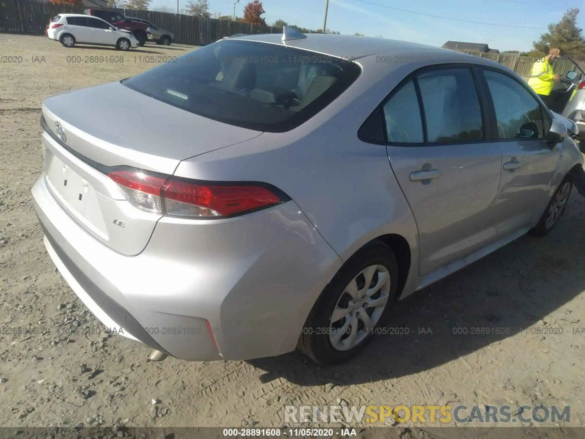 4 Photograph of a damaged car 5YFEPRAE8LP126164 TOYOTA COROLLA 2020