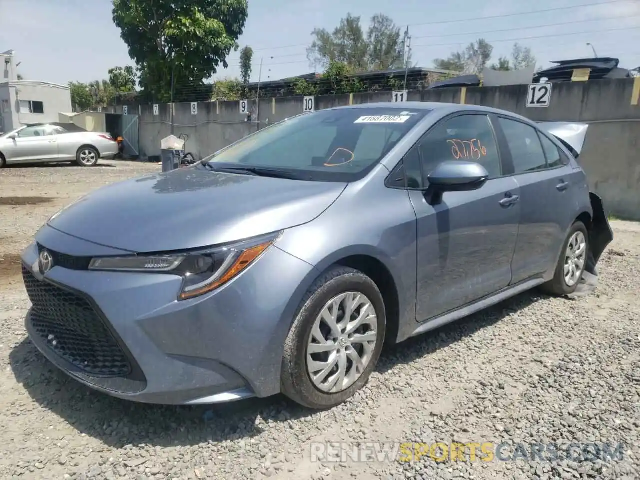 2 Photograph of a damaged car 5YFEPRAE8LP128450 TOYOTA COROLLA 2020