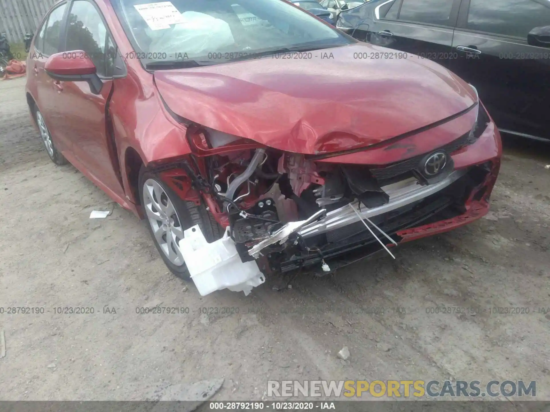 6 Photograph of a damaged car 5YFEPRAE8LP128724 TOYOTA COROLLA 2020