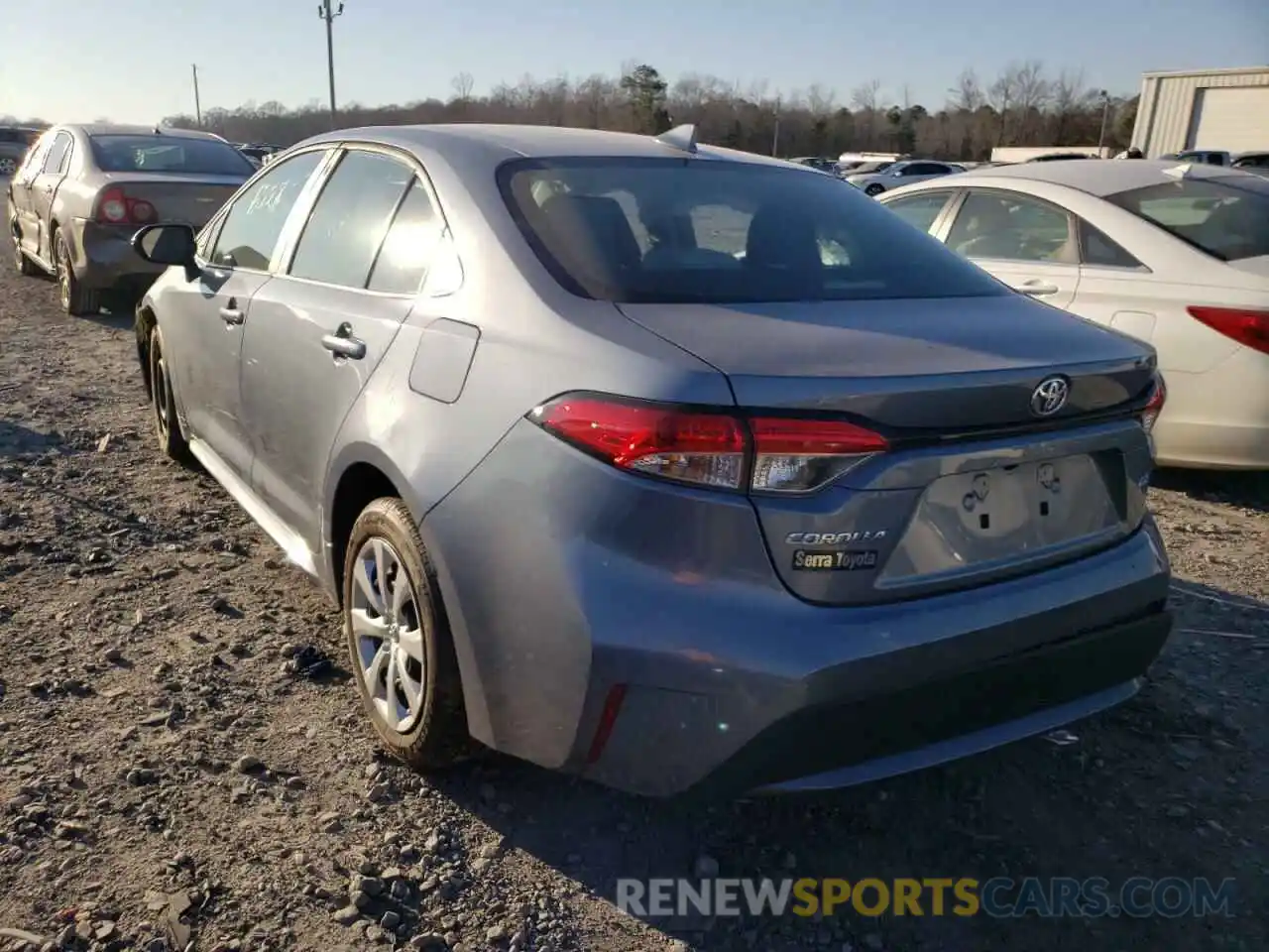 3 Photograph of a damaged car 5YFEPRAE8LP131428 TOYOTA COROLLA 2020