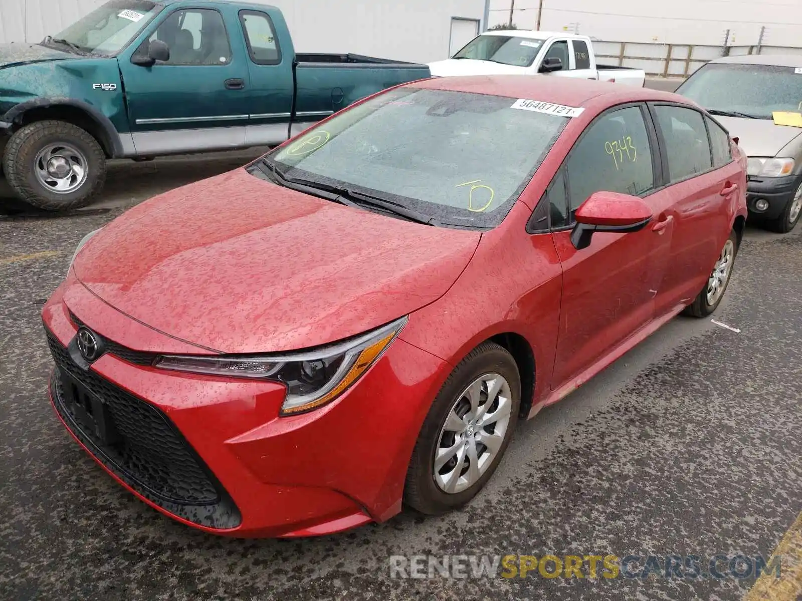 2 Photograph of a damaged car 5YFEPRAE8LP131641 TOYOTA COROLLA 2020