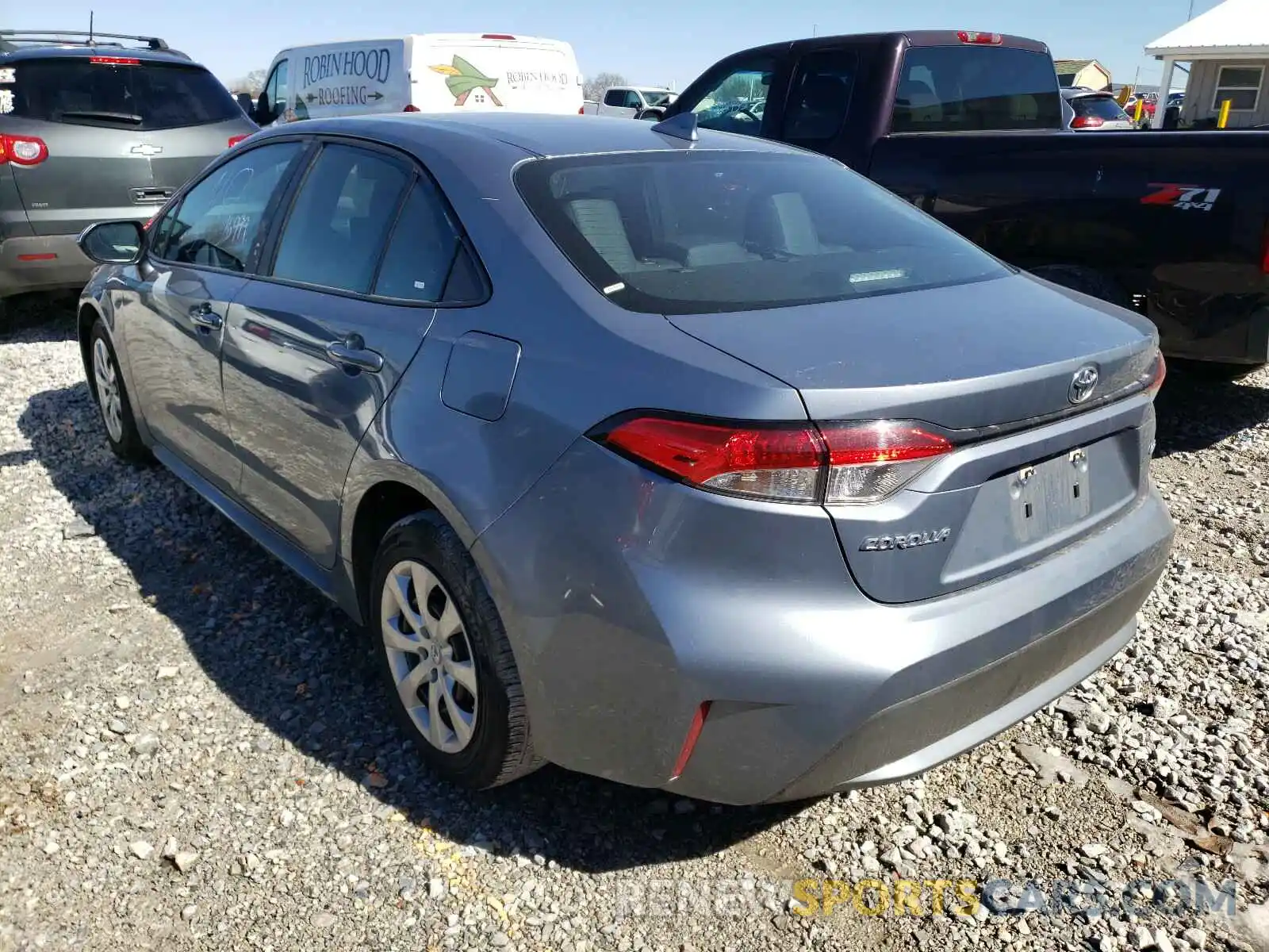 3 Photograph of a damaged car 5YFEPRAE8LP132160 TOYOTA COROLLA 2020