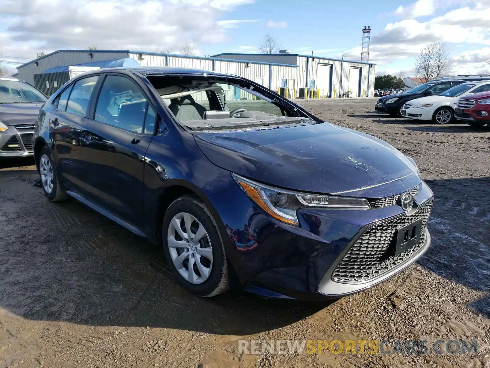 1 Photograph of a damaged car 5YFEPRAE8LP132658 TOYOTA COROLLA 2020