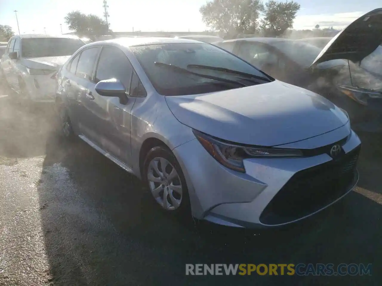 1 Photograph of a damaged car 5YFEPRAE8LP140386 TOYOTA COROLLA 2020