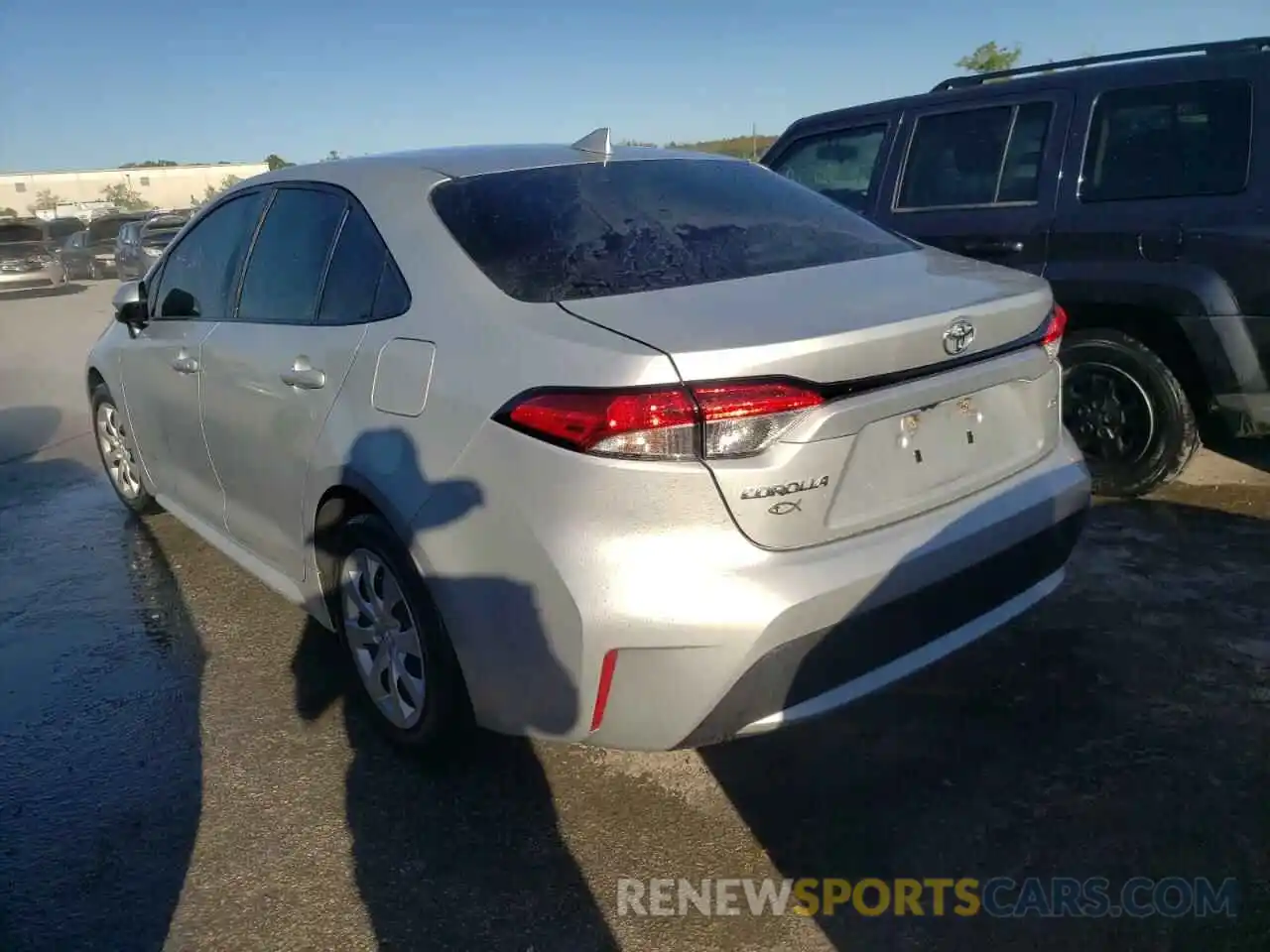 3 Photograph of a damaged car 5YFEPRAE8LP140386 TOYOTA COROLLA 2020