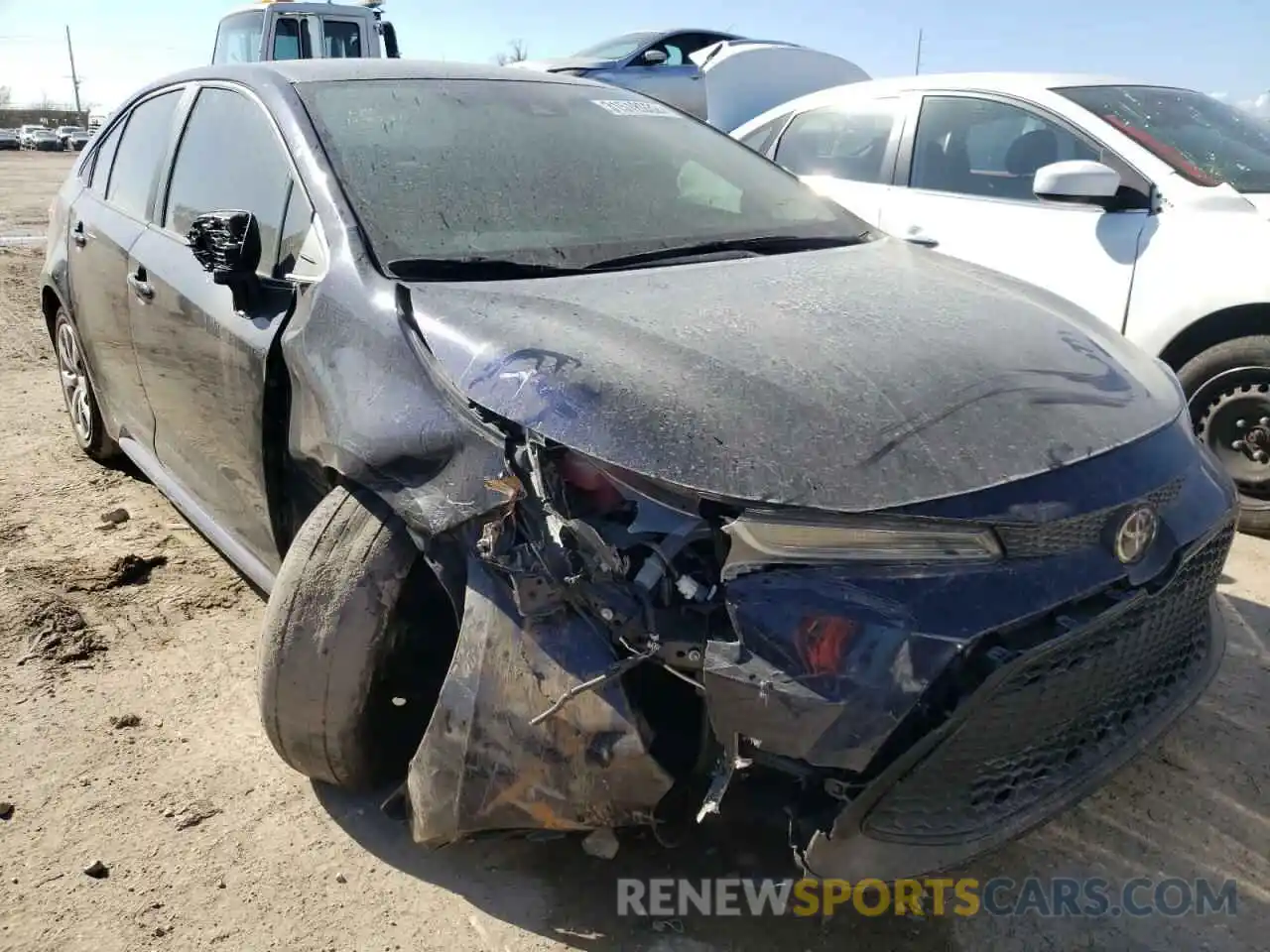 1 Photograph of a damaged car 5YFEPRAE8LP141134 TOYOTA COROLLA 2020