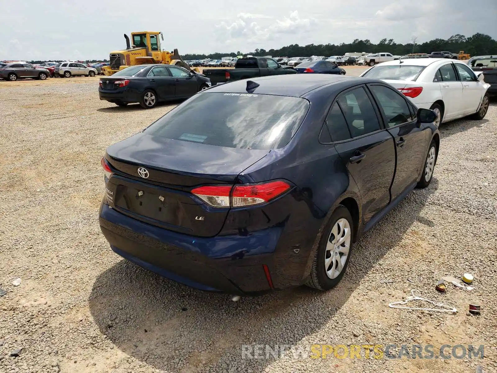 4 Photograph of a damaged car 5YFEPRAE8LP142672 TOYOTA COROLLA 2020