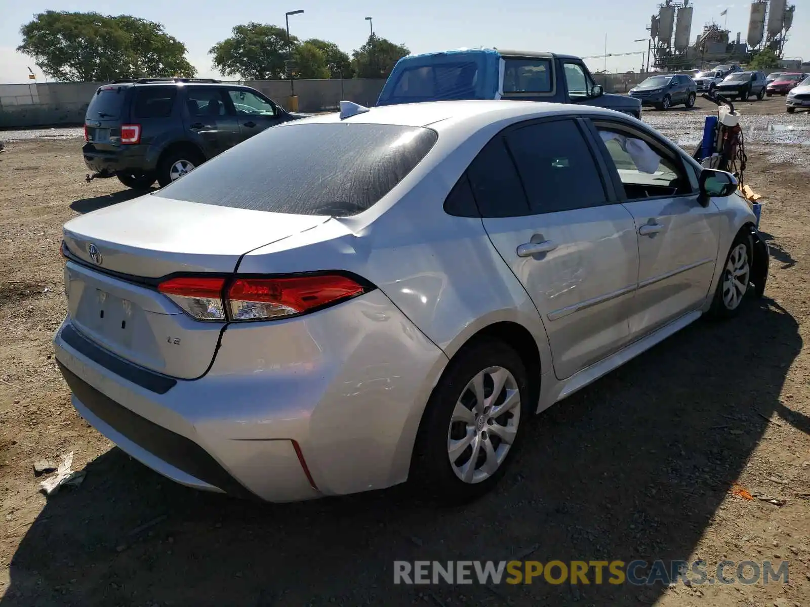 4 Photograph of a damaged car 5YFEPRAE8LP142865 TOYOTA COROLLA 2020