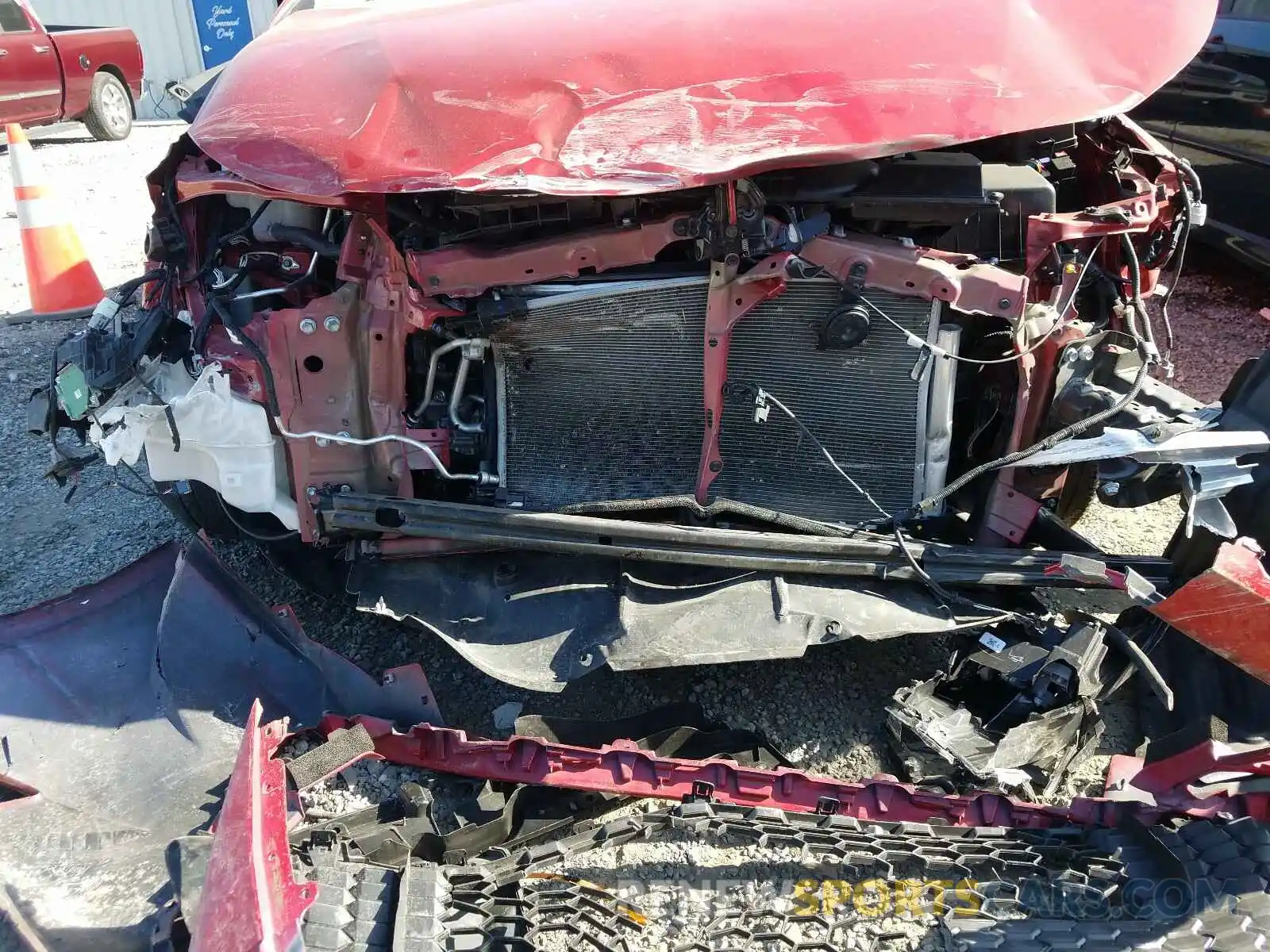 9 Photograph of a damaged car 5YFEPRAE8LP143532 TOYOTA COROLLA 2020