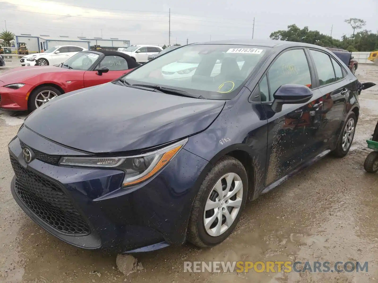 2 Photograph of a damaged car 5YFEPRAE8LP143854 TOYOTA COROLLA 2020