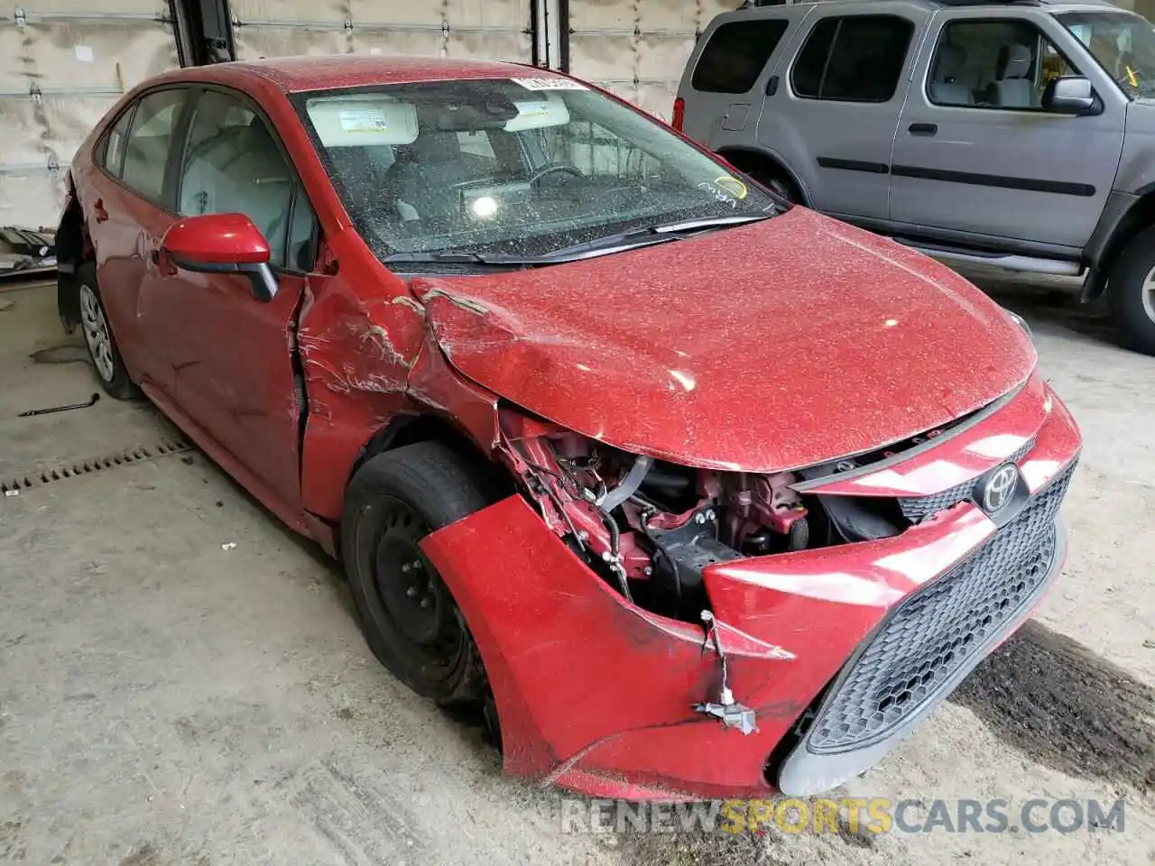 1 Photograph of a damaged car 5YFEPRAE9LP003957 TOYOTA COROLLA 2020