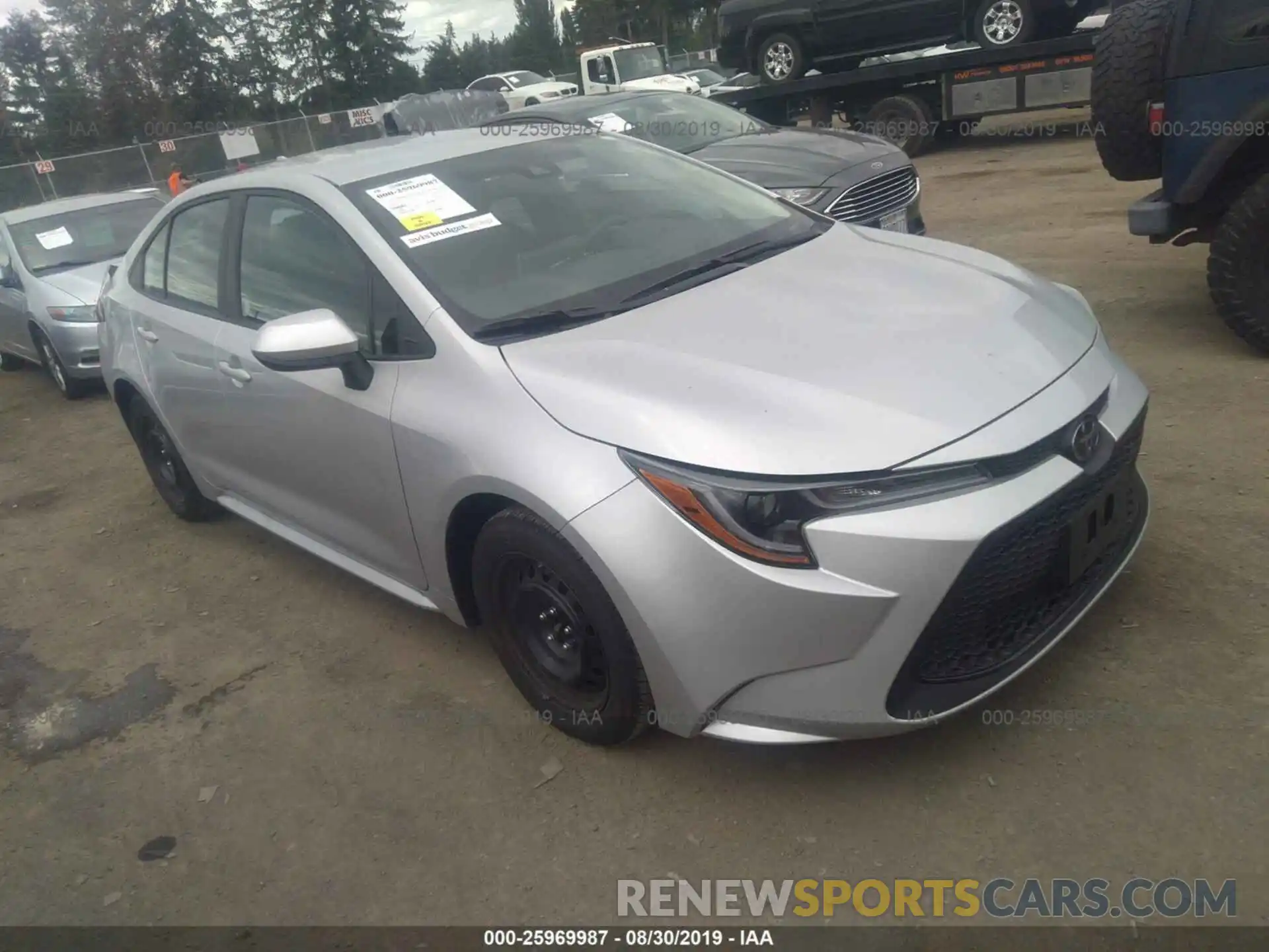 1 Photograph of a damaged car 5YFEPRAE9LP004865 TOYOTA COROLLA 2020