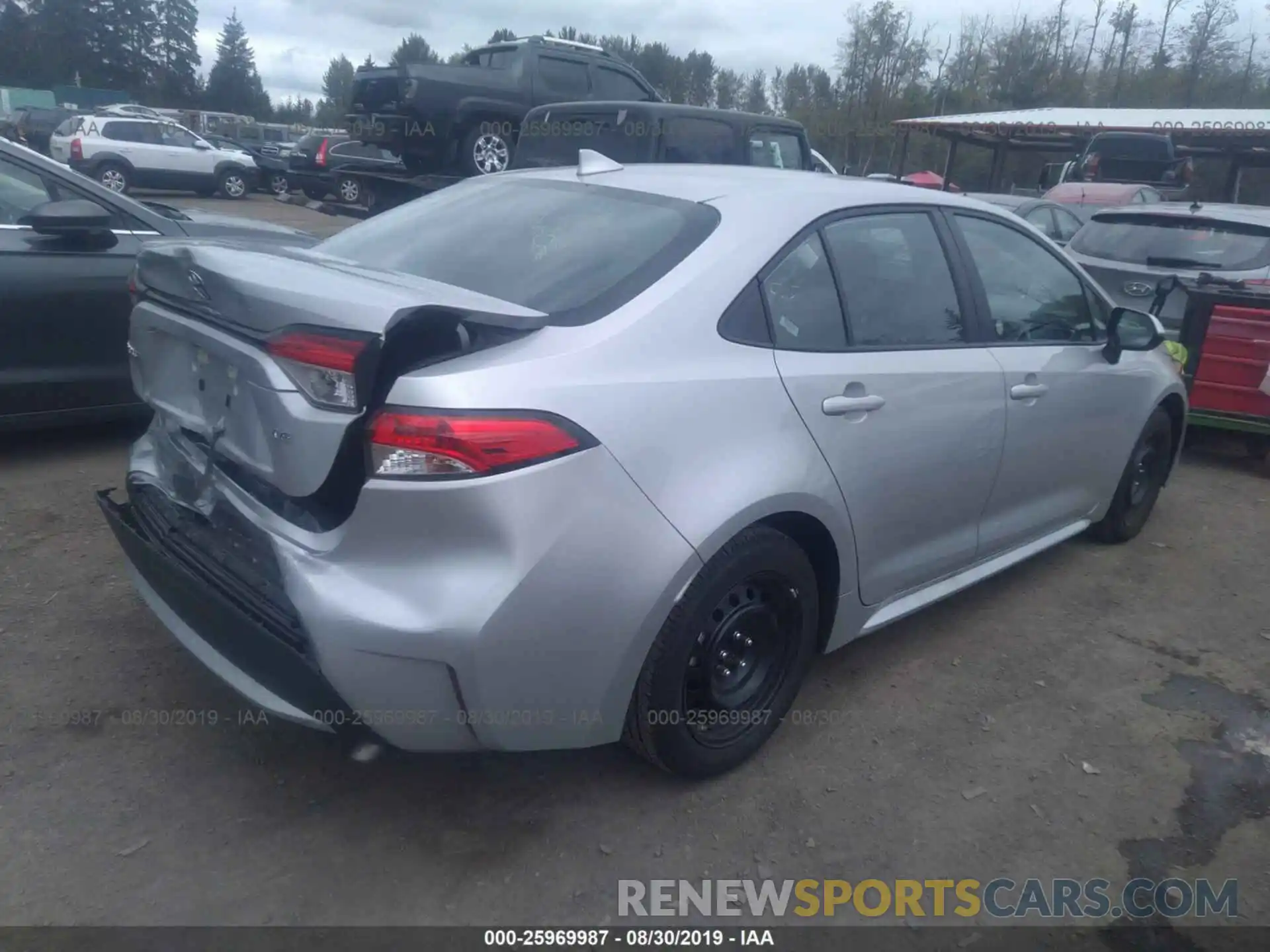 4 Photograph of a damaged car 5YFEPRAE9LP004865 TOYOTA COROLLA 2020