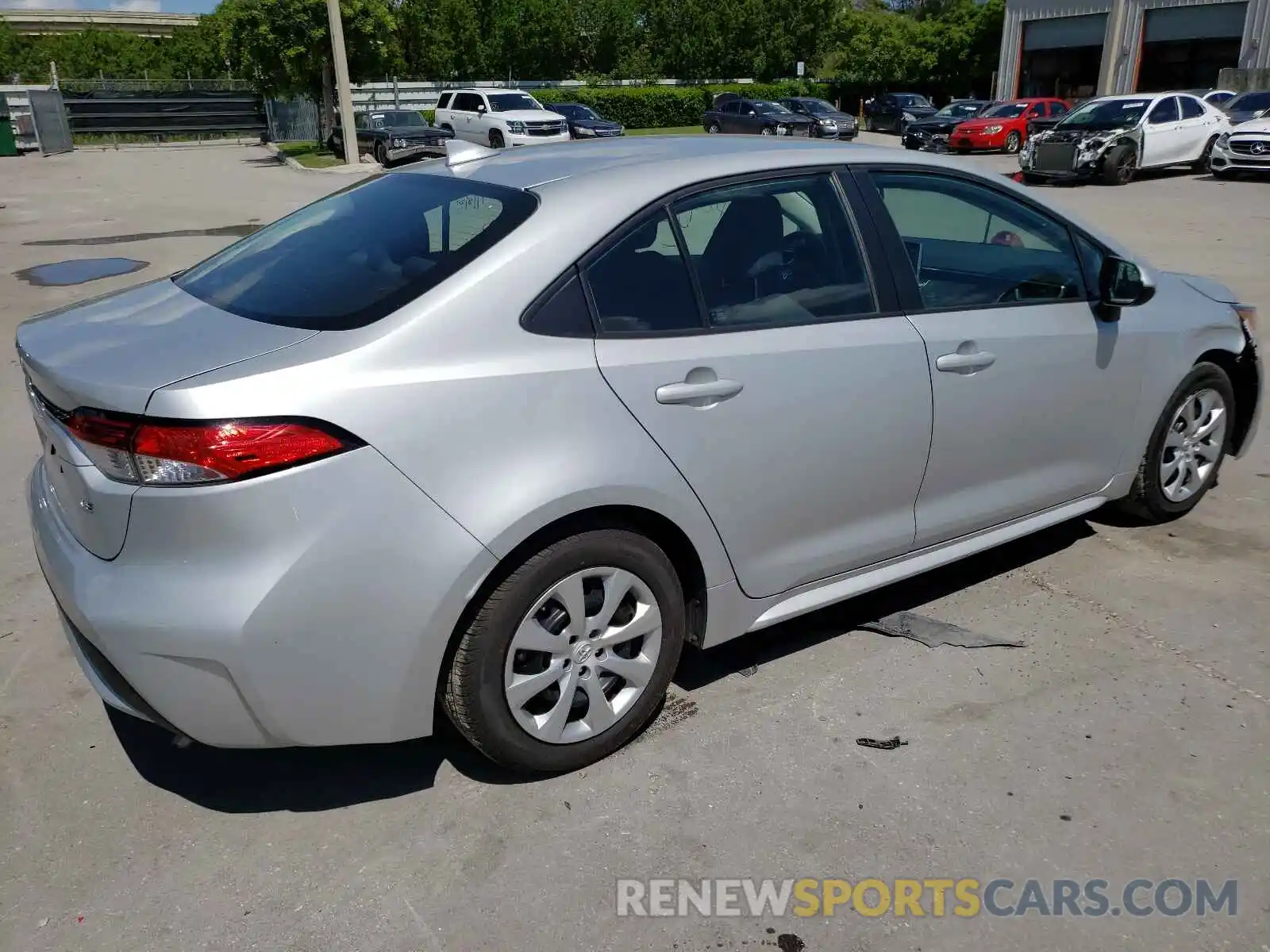 4 Photograph of a damaged car 5YFEPRAE9LP005434 TOYOTA COROLLA 2020